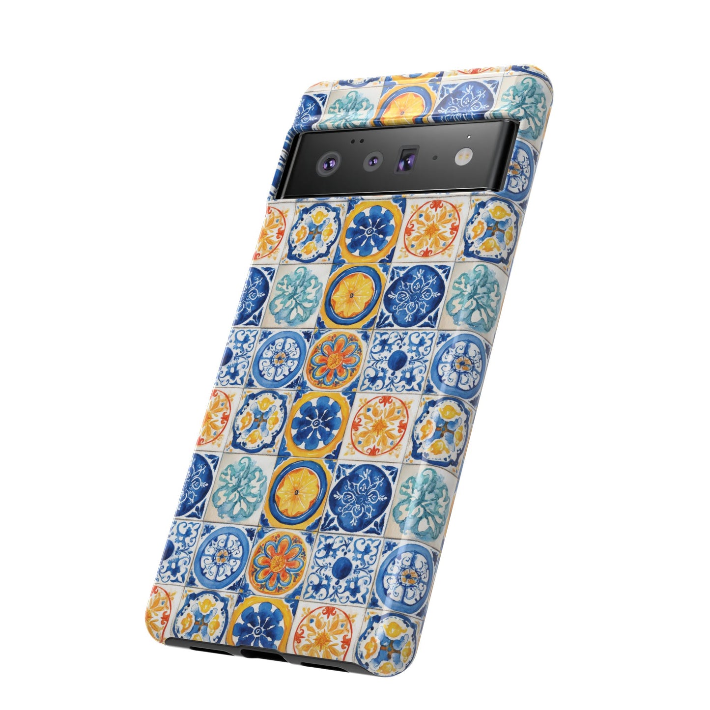 Mediterranean Tile Pattern Phone Case | Tough Case | Mosiac Tile | iPhone 17