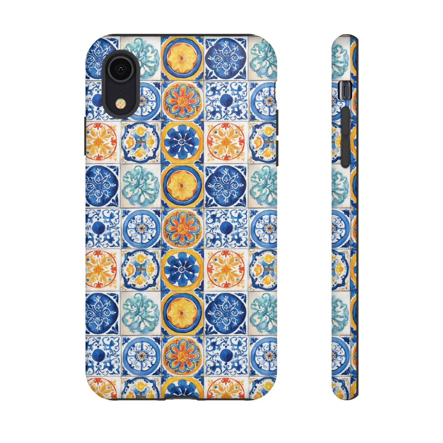 Mediterranean Tile Pattern Phone Case | Tough Case | Mosiac Tile | iPhone 17
