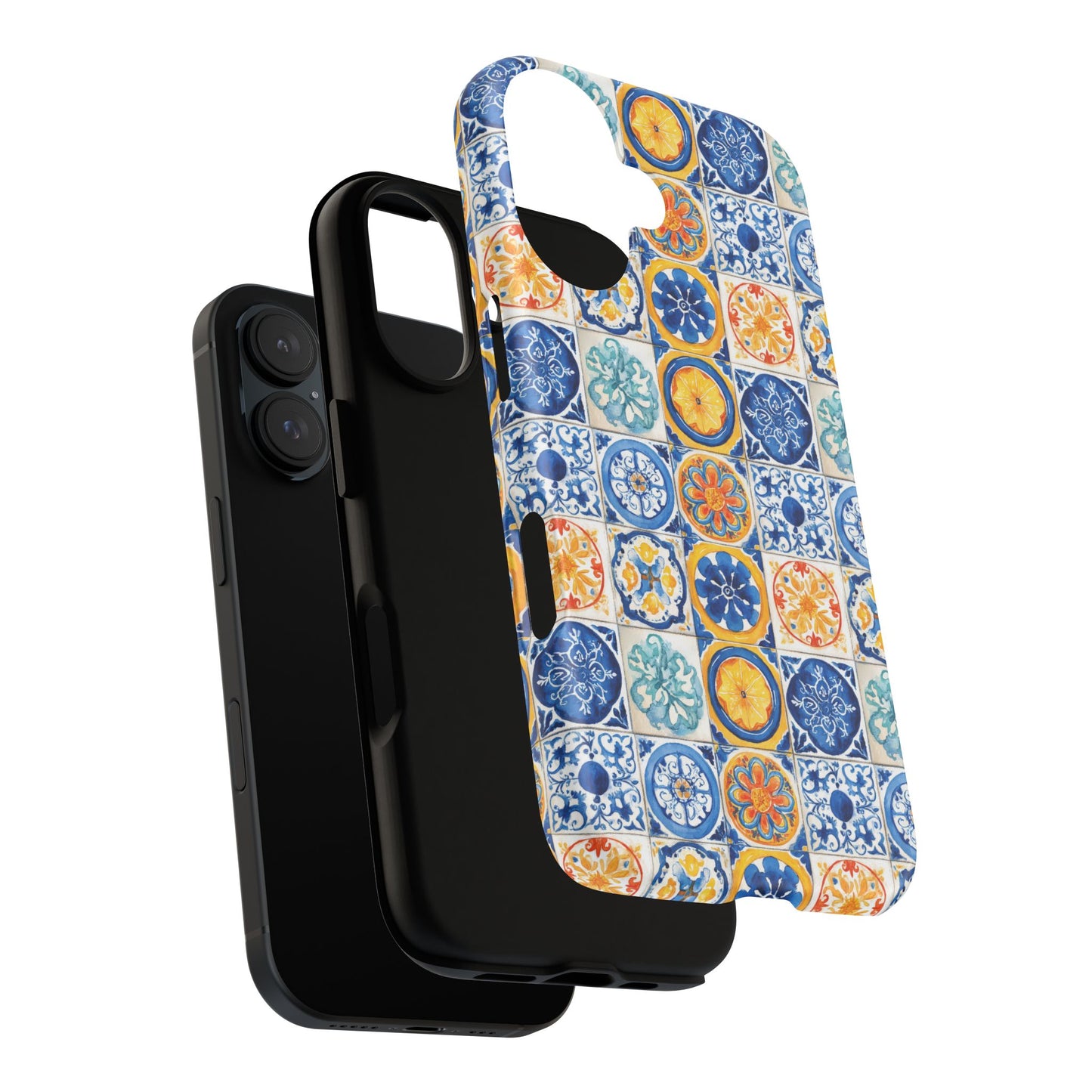Mediterranean Tile Pattern Phone Case | Tough Case | Mosiac Tile | iPhone 17