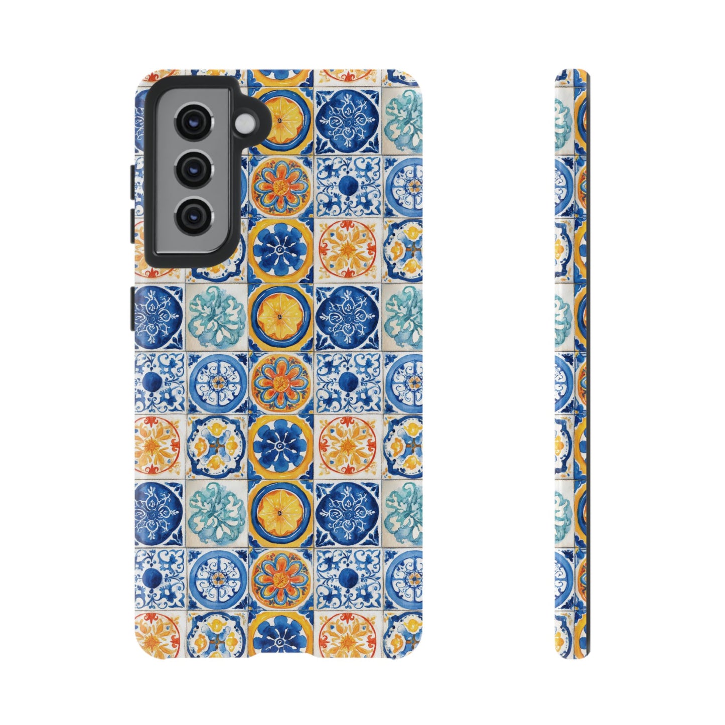Mediterranean Tile Pattern Phone Case | Tough Case | Mosiac Tile | iPhone 17