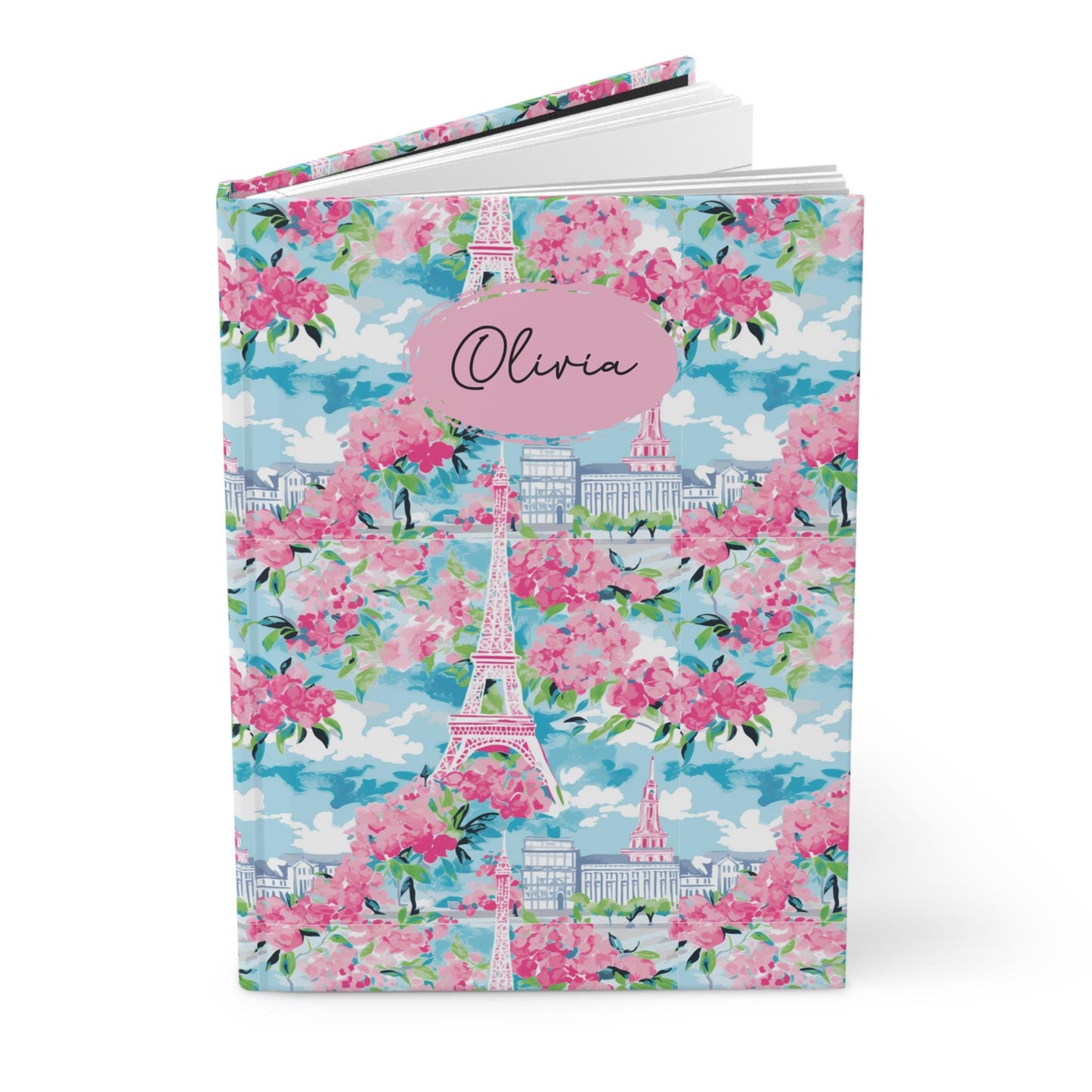 Personalized Floral Journal