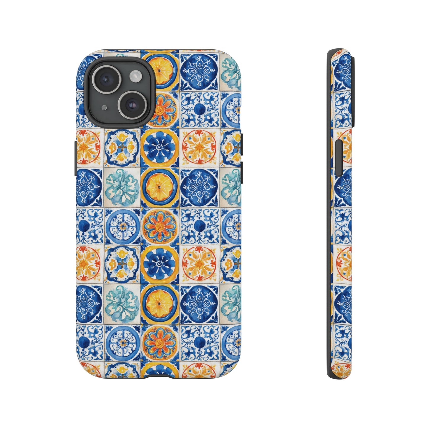Mediterranean Tile Pattern Phone Case | Tough Case | Mosiac Tile | iPhone 17
