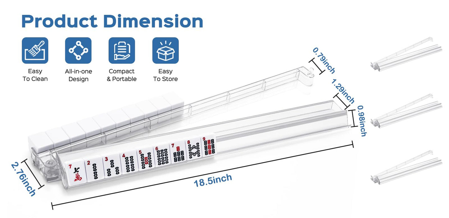 FamRica Mahjong Racks with Pushers: Amazon