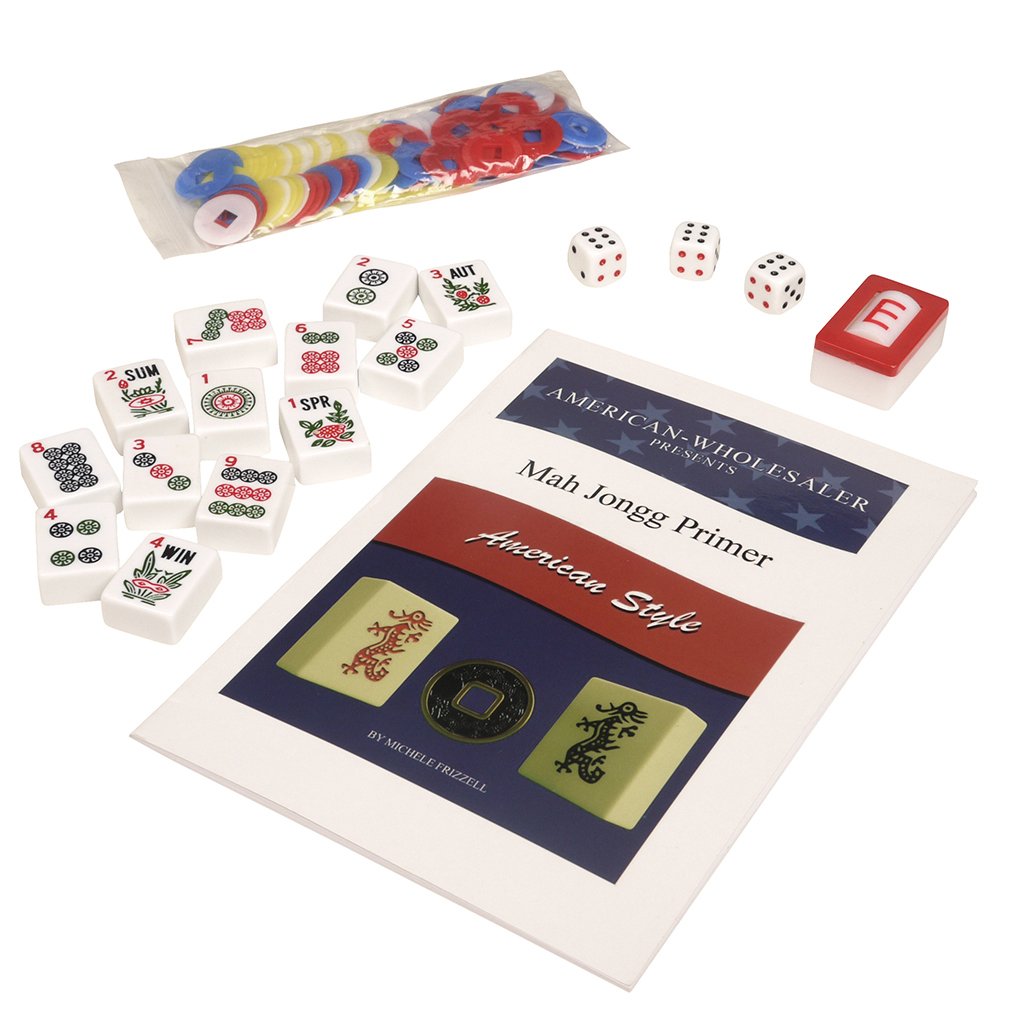 Linda Li American Mahjong Set 166 Premium White Tiles: Amazon