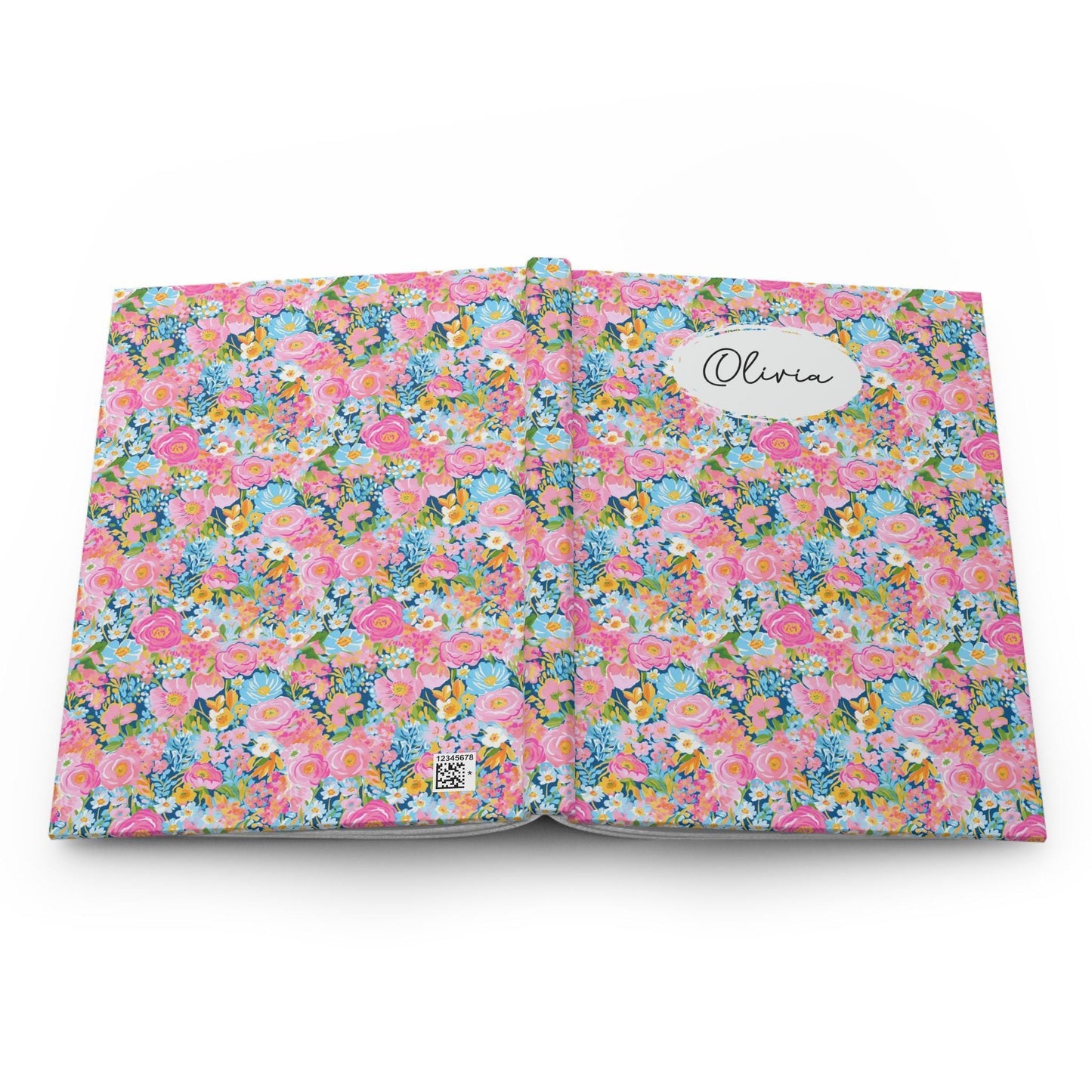 Personalized Floral Journal