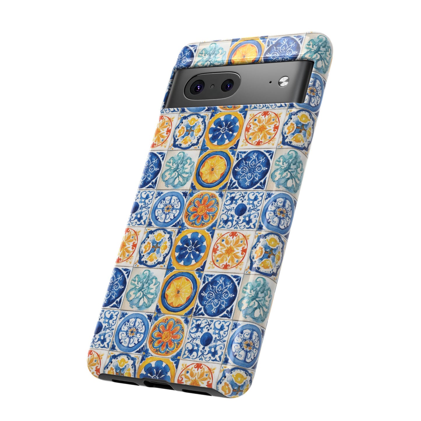 Mediterranean Tile Pattern Phone Case | Tough Case | Mosiac Tile | iPhone 17