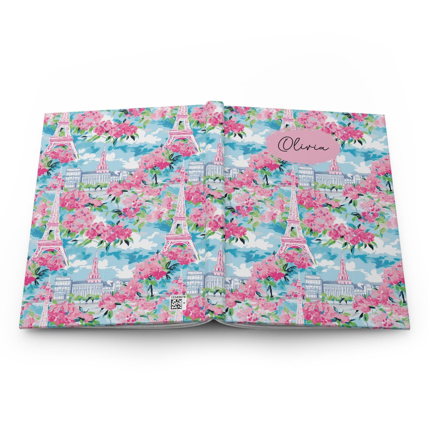 Personalized Floral Journal
