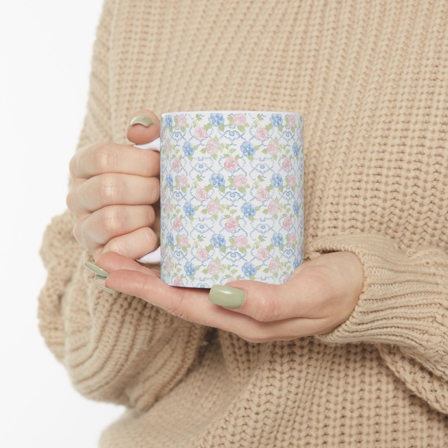 Coffee Mug, Pastel Floral