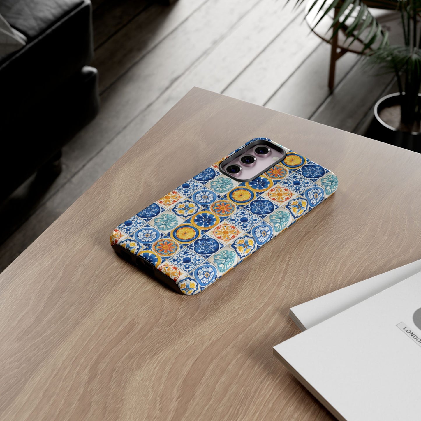 Mediterranean Tile Pattern Phone Case | Tough Case | Mosiac Tile | iPhone 17
