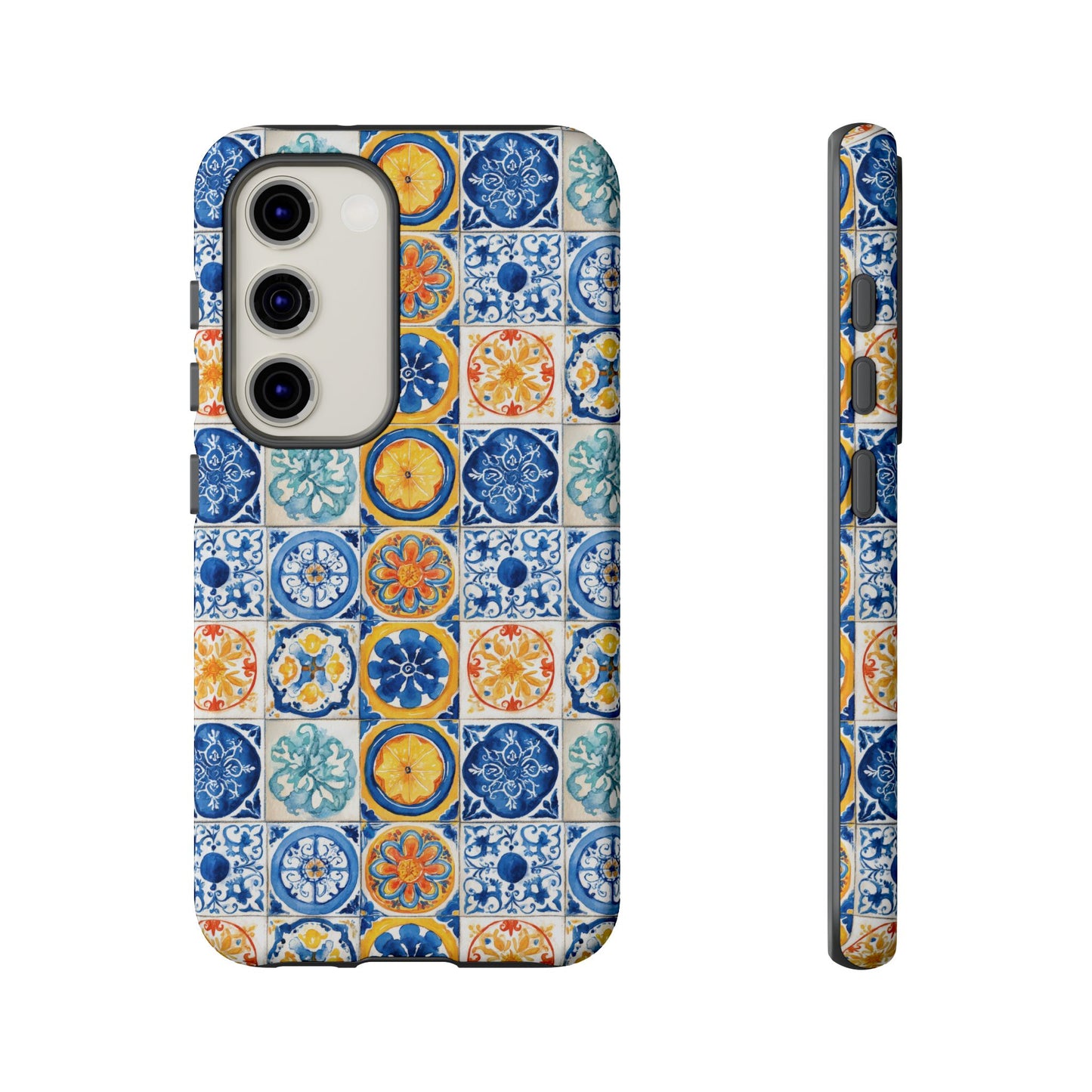 Mediterranean Tile Pattern Phone Case | Tough Case | Mosiac Tile | iPhone 17