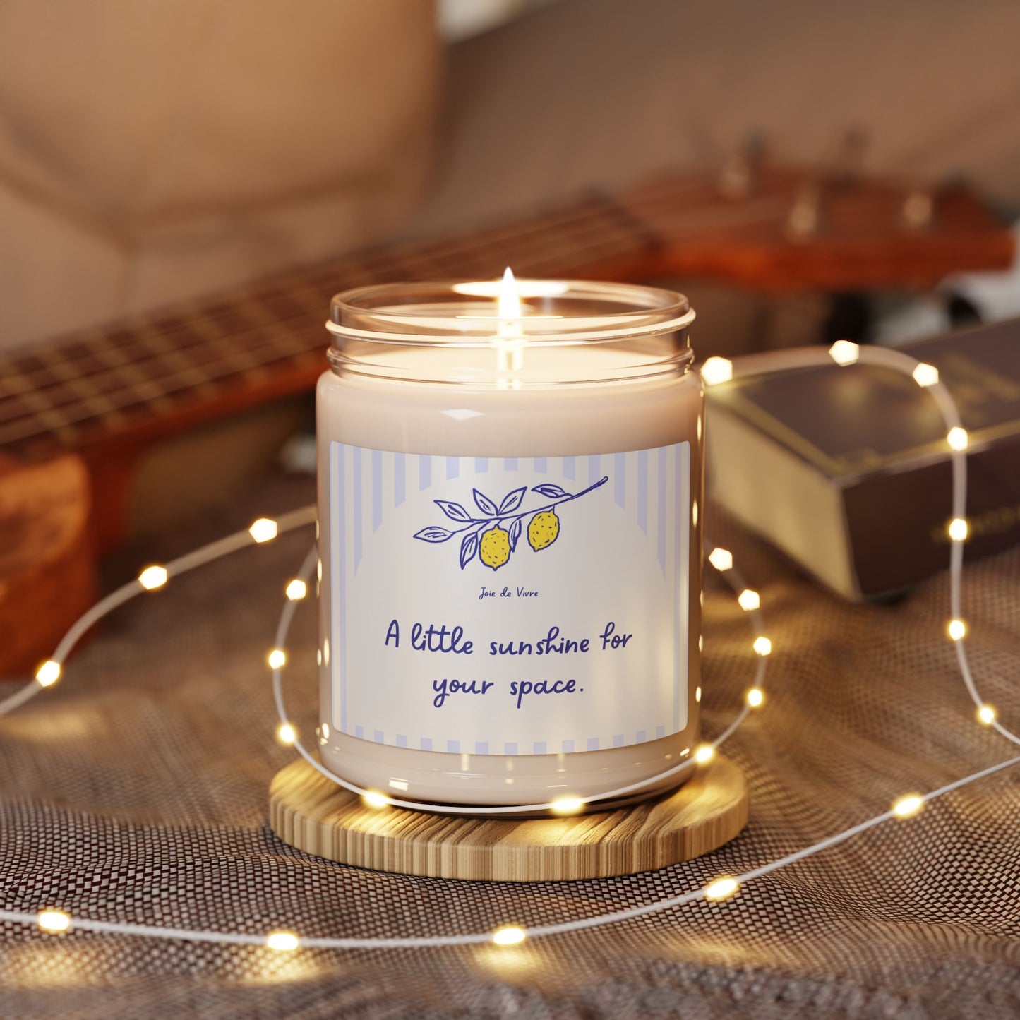 Scented Soy Candle, 9oz —Housewarming Gift Custom Label