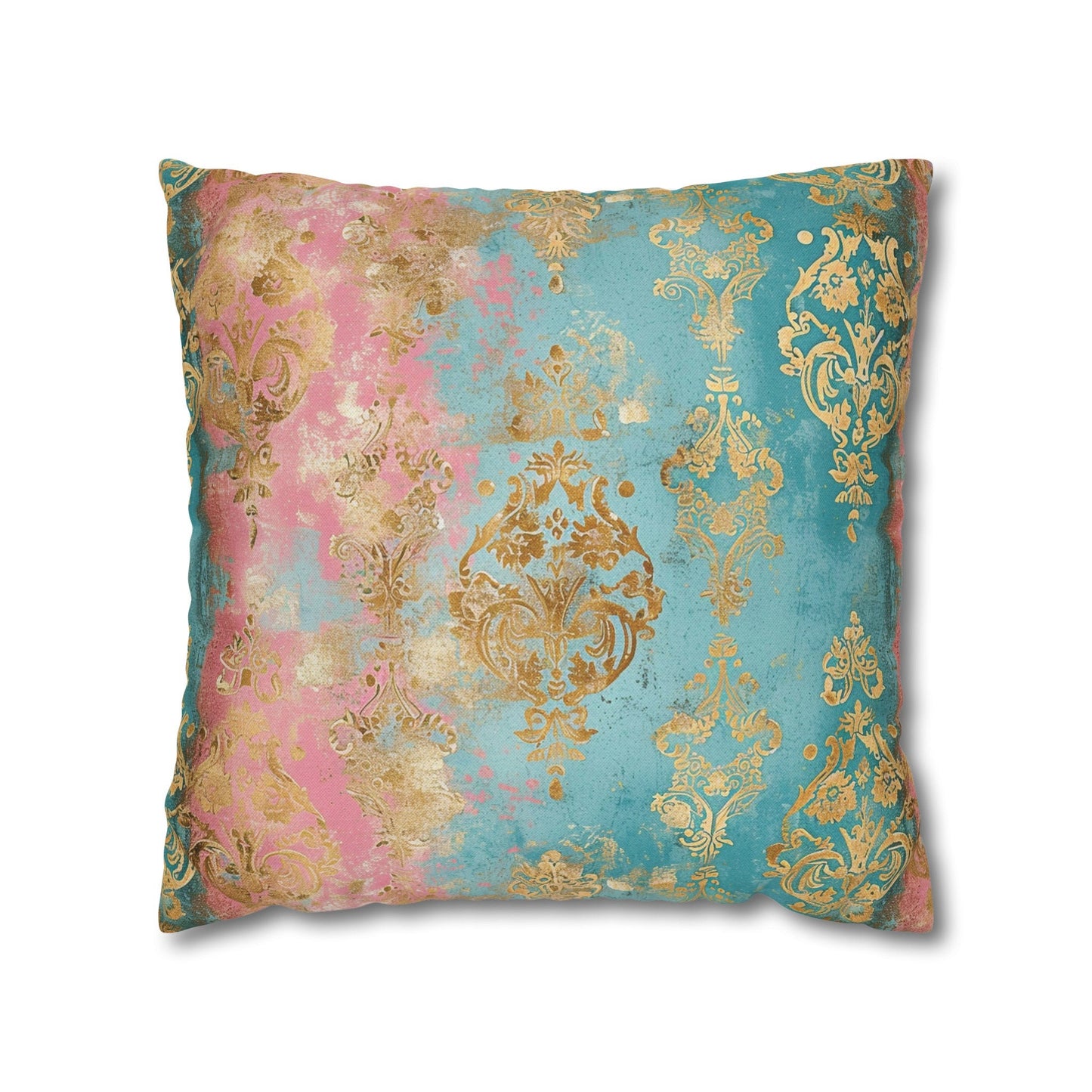 Custom Throw Pillow, Elegant Damask