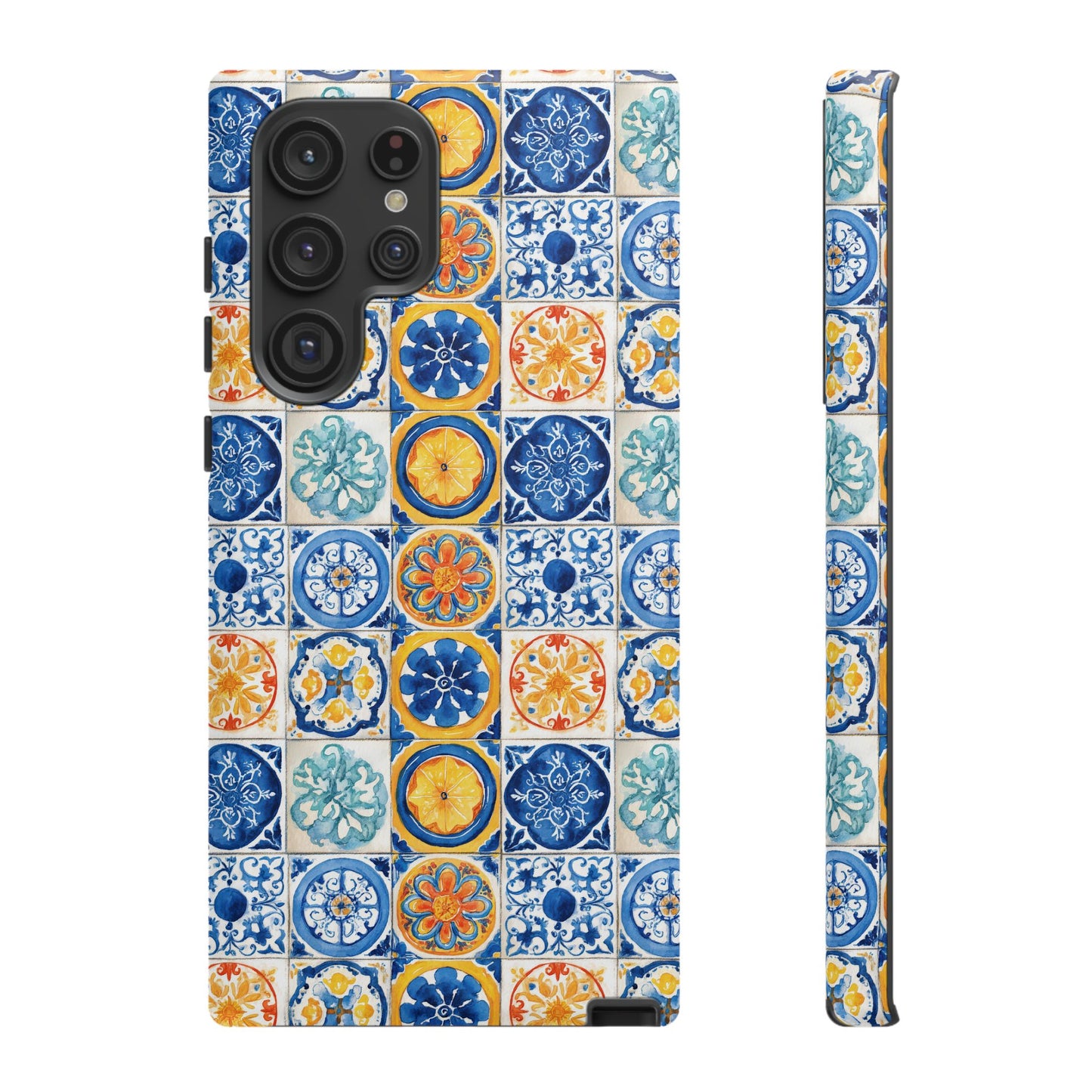 Mediterranean Tile Pattern Phone Case | Tough Case | Mosiac Tile | iPhone 17