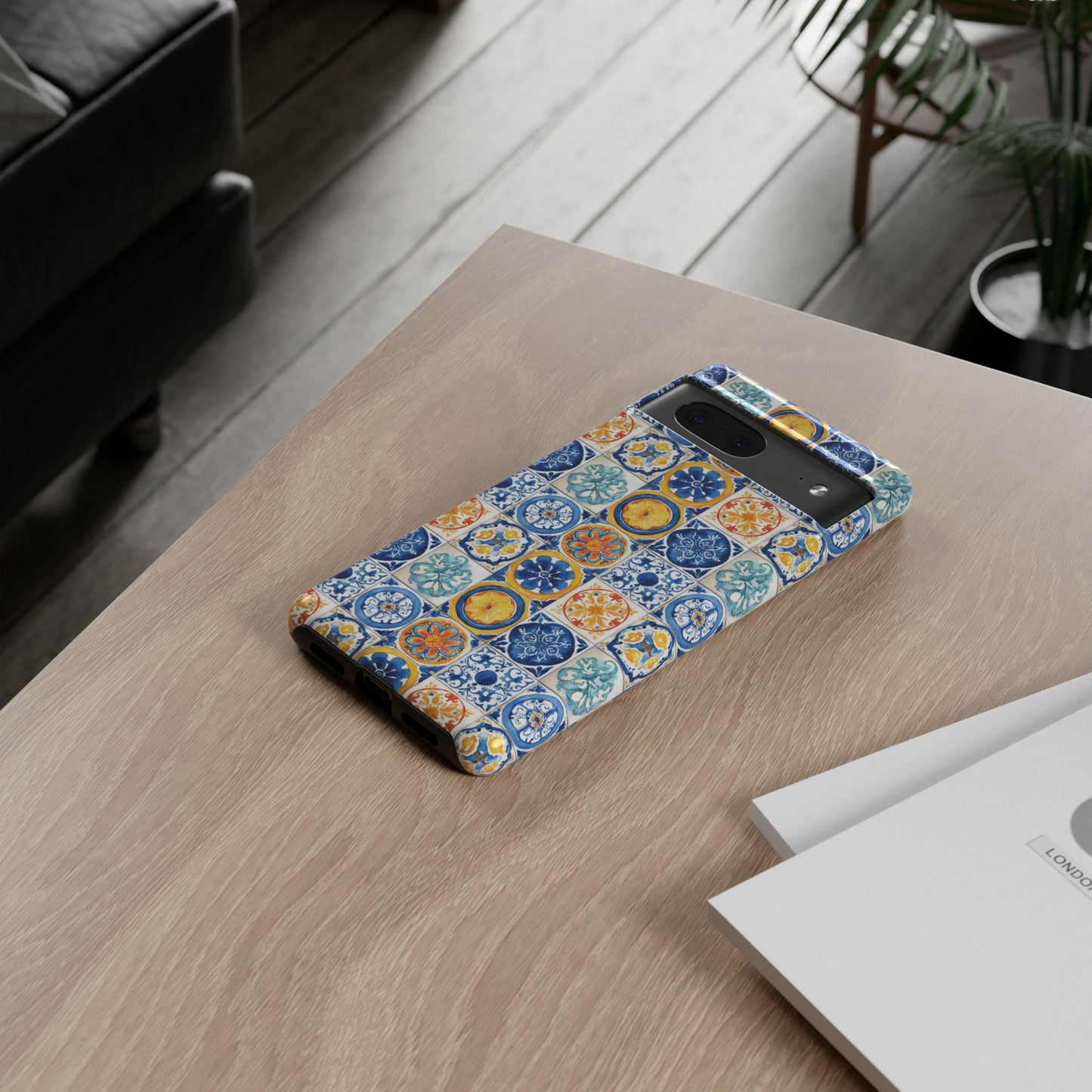 Mediterranean Tile Pattern Phone Case | Tough Case | Mosiac Tile | iPhone 17