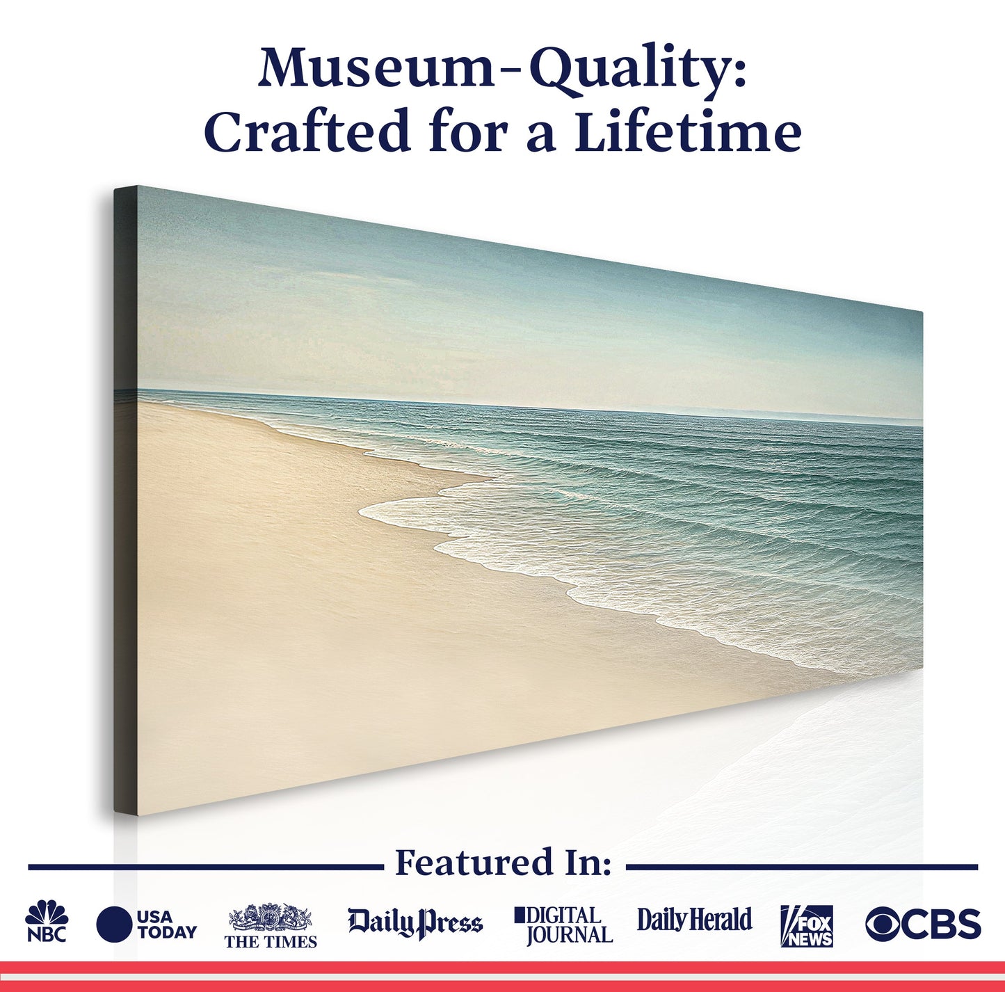 Beach Shoreline Coastal Wall Art II