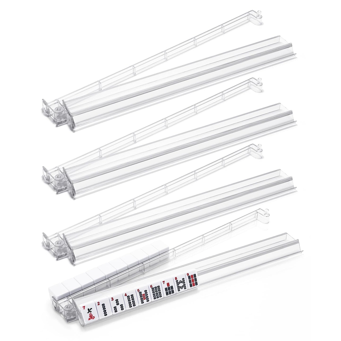 FamRica Mahjong Racks with Pushers: Amazon