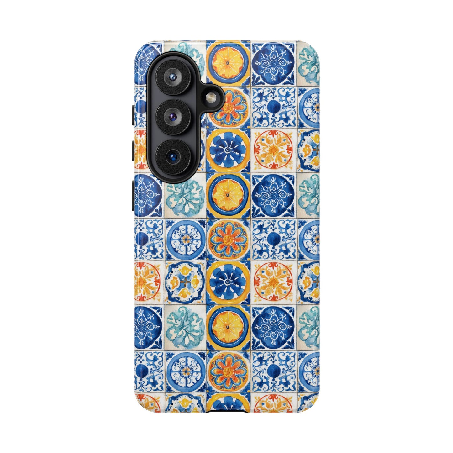 Mediterranean Tile Pattern Phone Case | Tough Case | Mosiac Tile | iPhone 17