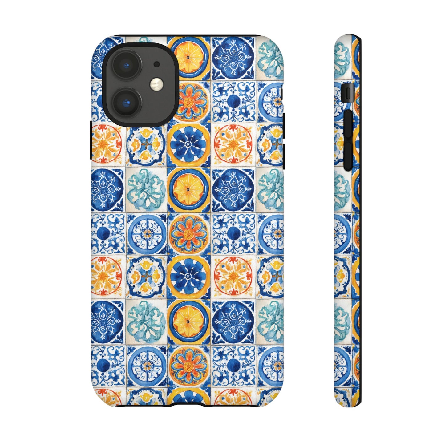 Mediterranean Tile Pattern Phone Case | Tough Case | Mosiac Tile | iPhone 17