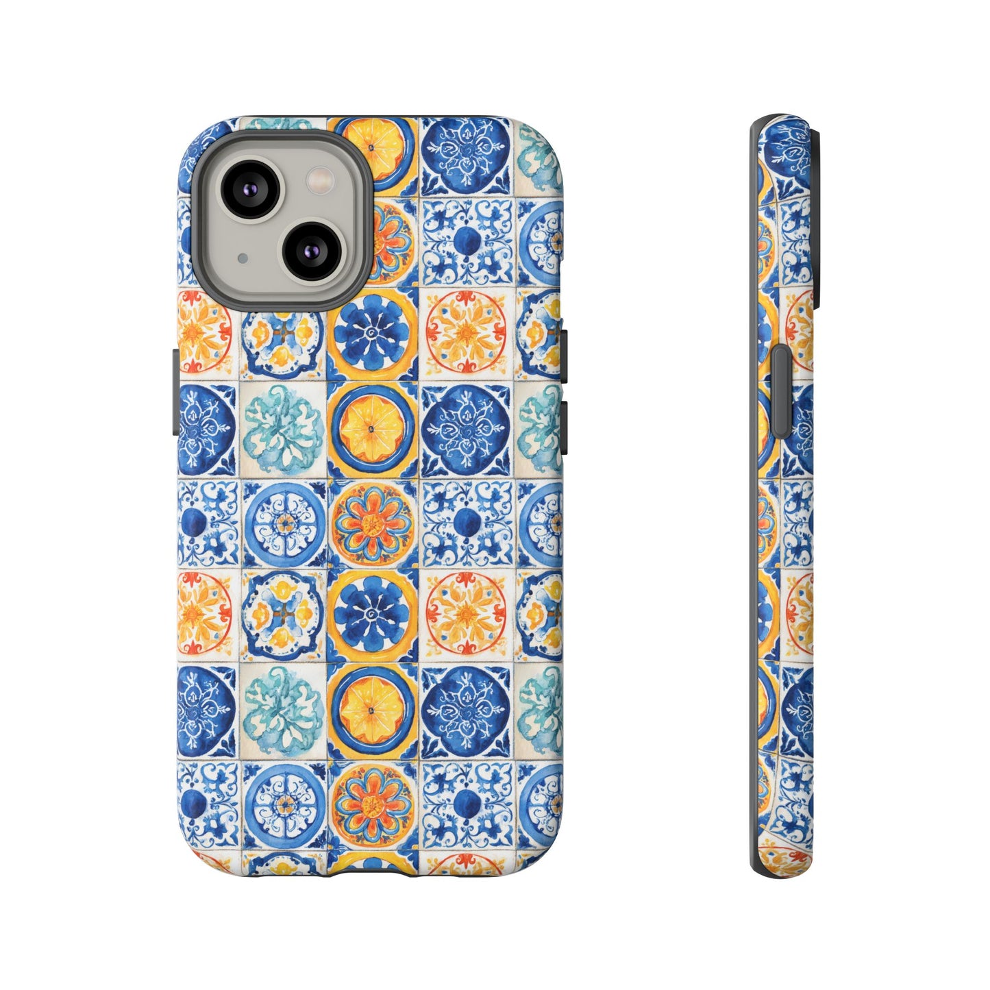 Mediterranean Tile Pattern Phone Case | Tough Case | Mosiac Tile | iPhone 17