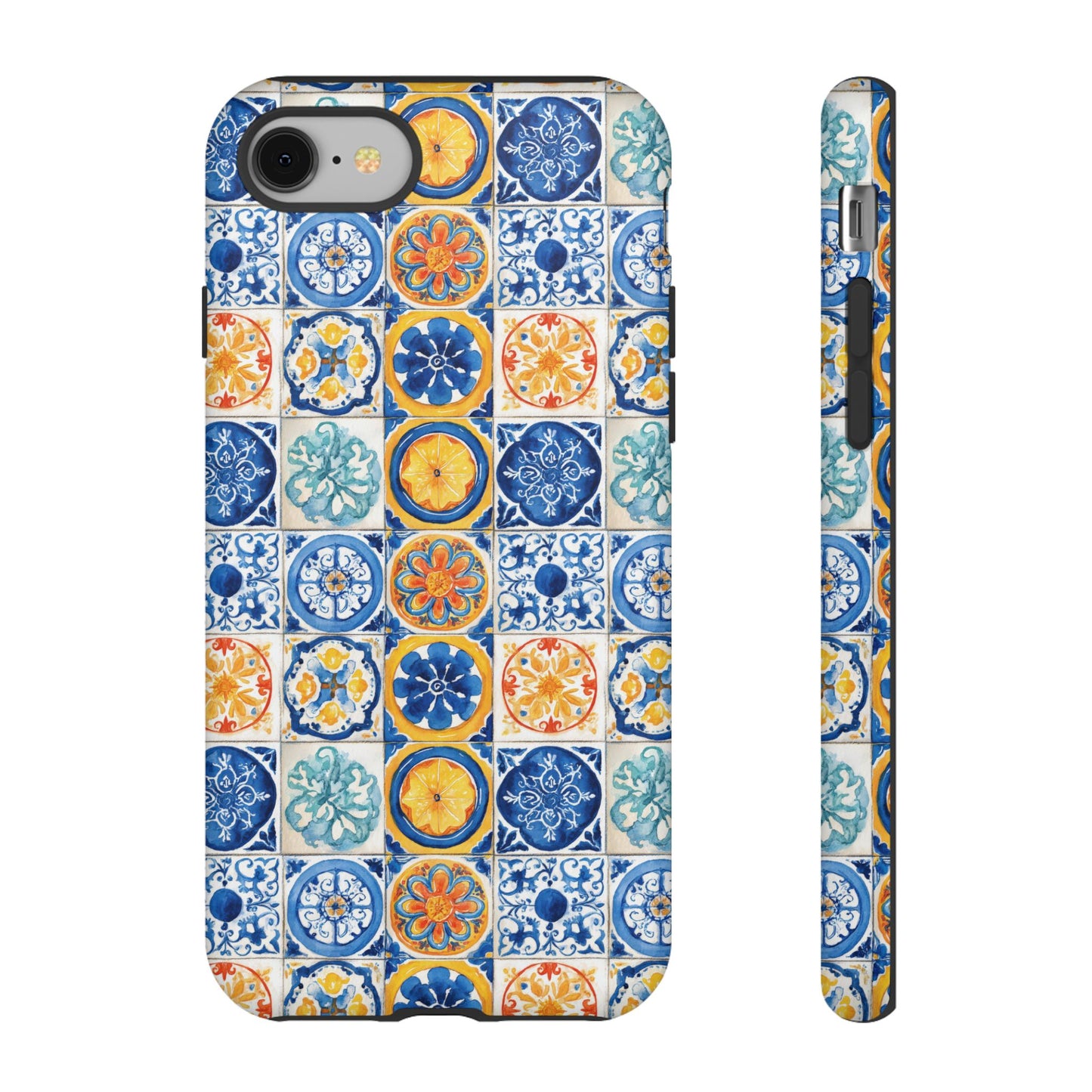 Mediterranean Tile Pattern Phone Case | Tough Case | Mosiac Tile | iPhone 17