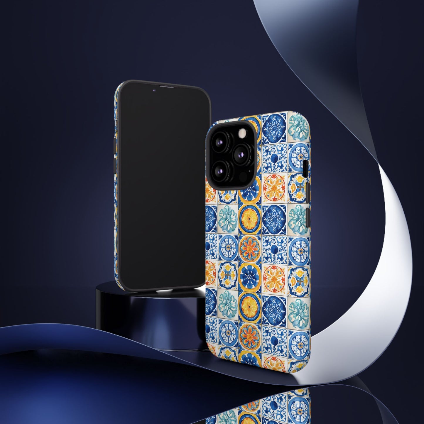 Mediterranean Tile Pattern Phone Case | Tough Case | Mosiac Tile | iPhone 17