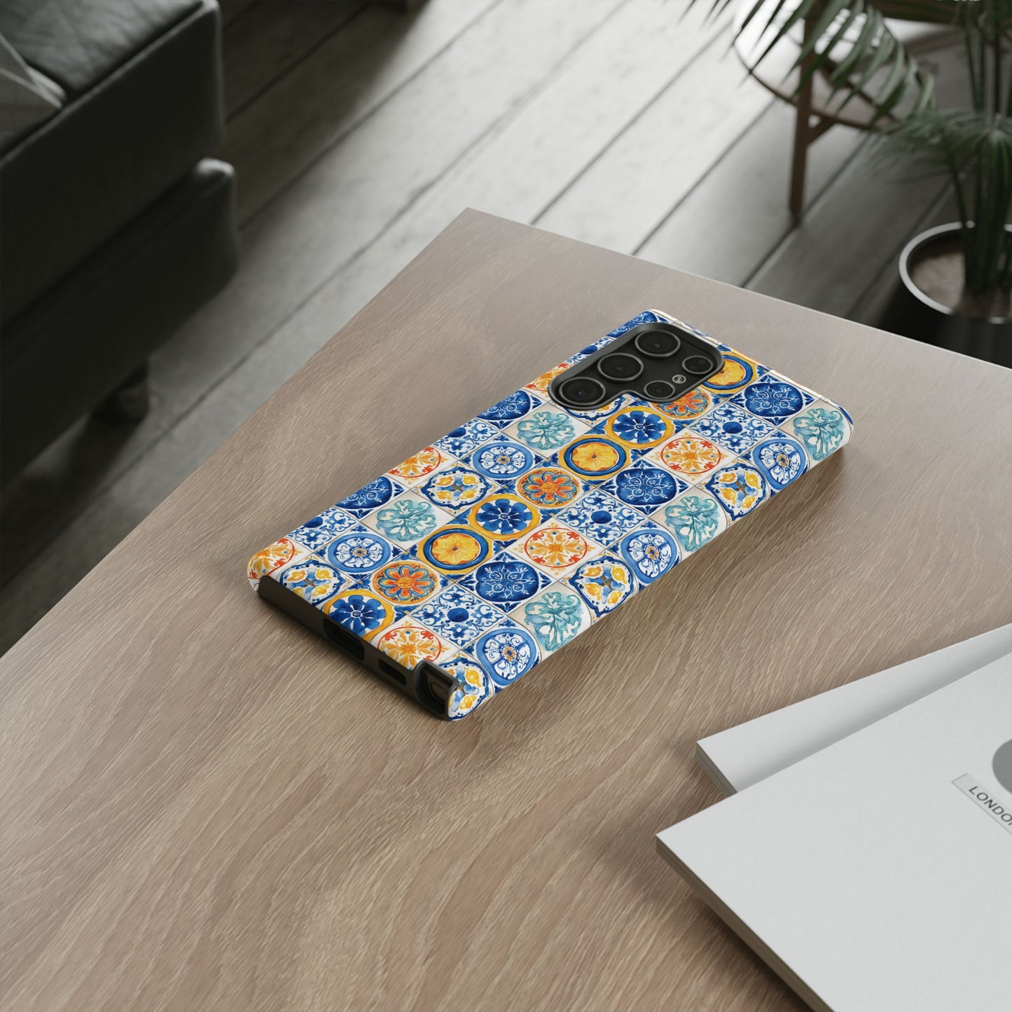 Mediterranean Tile Pattern Phone Case | Tough Case | Mosiac Tile | iPhone 17