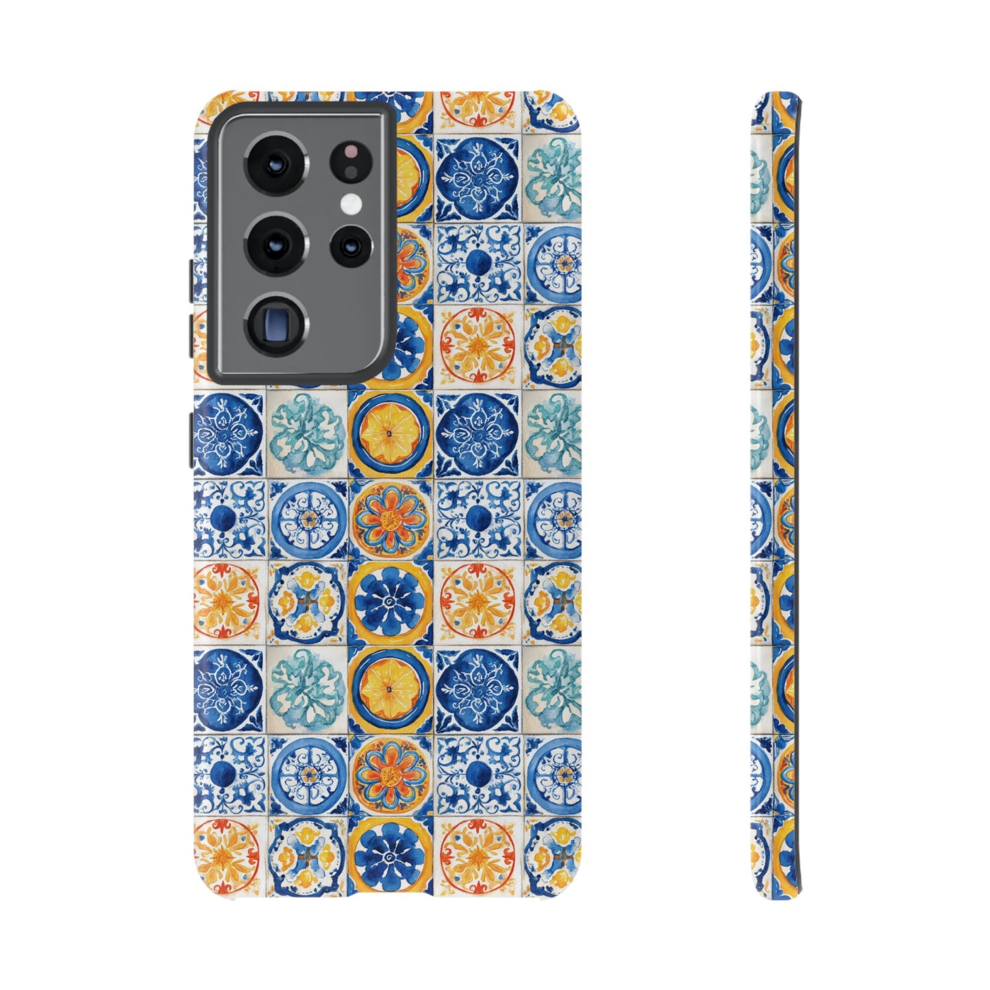 Mediterranean Tile Pattern Phone Case | Tough Case | Mosiac Tile | iPhone 17