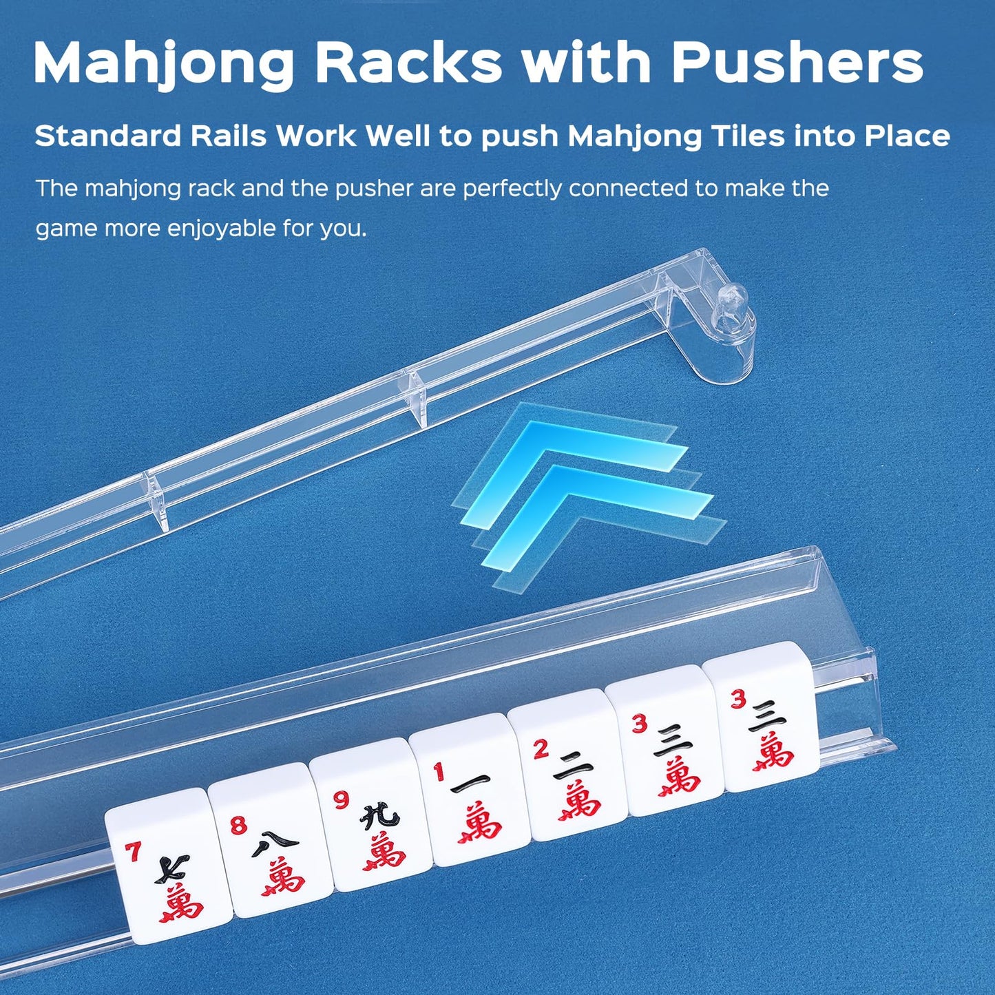 FamRica Mahjong Racks with Pushers: Amazon