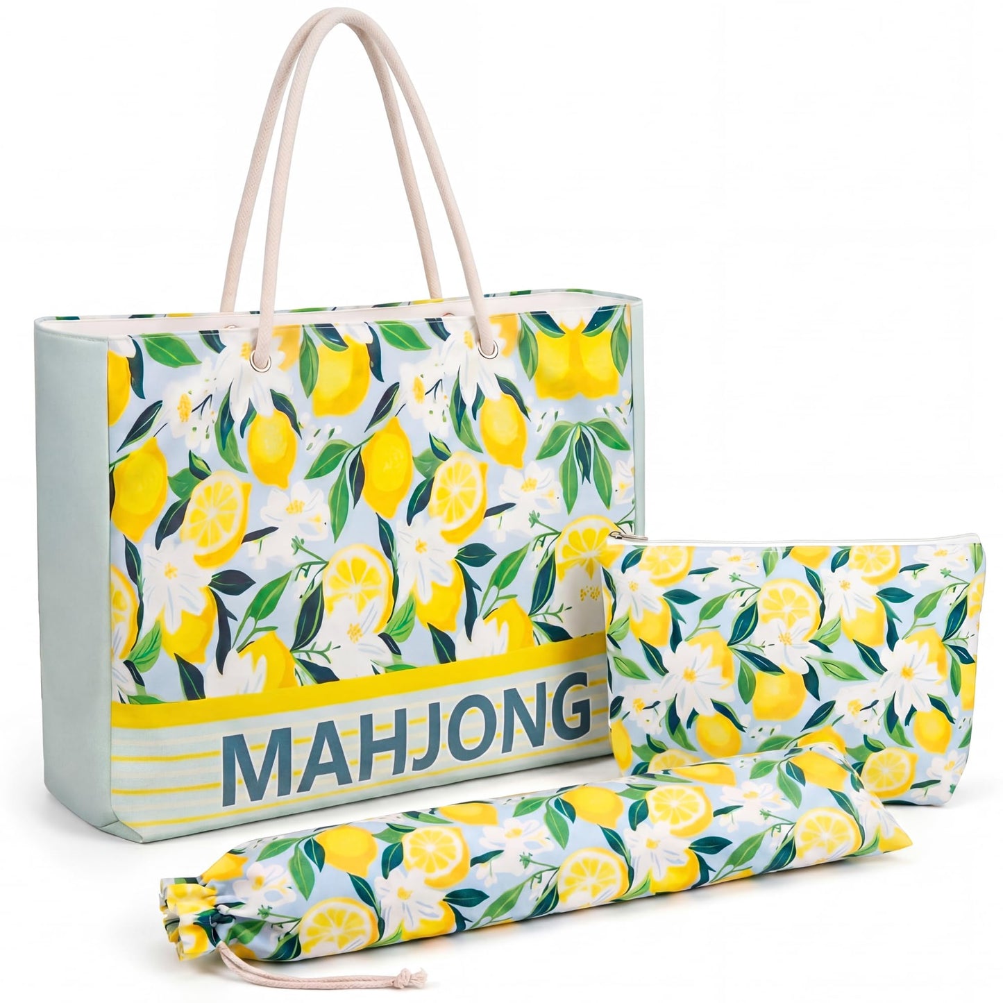 Soulchen 3 Pcs Mahjong Bag Set LEMONS: Amazon