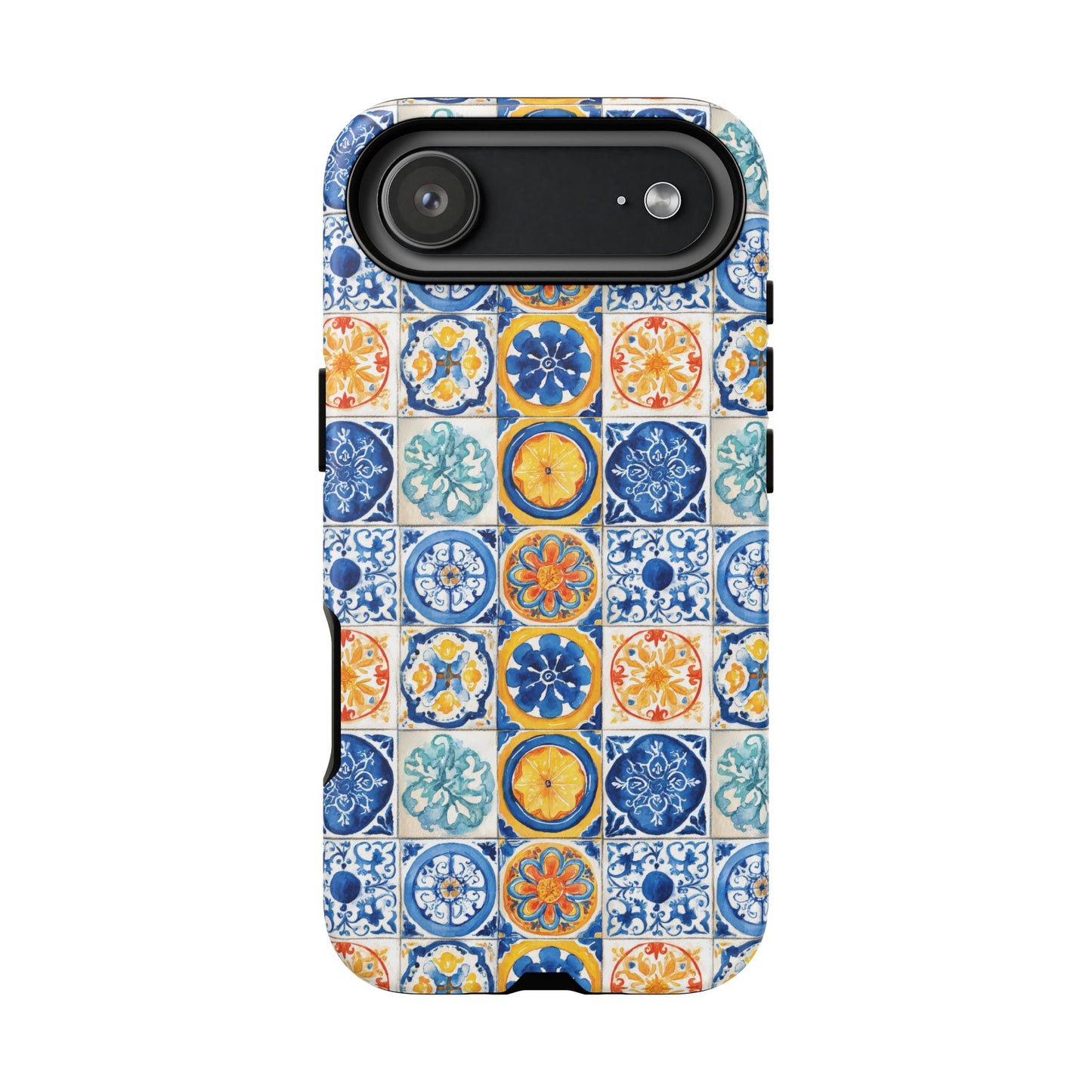Mediterranean Tile Pattern Phone Case | Tough Case | Mosiac Tile | iPhone 17