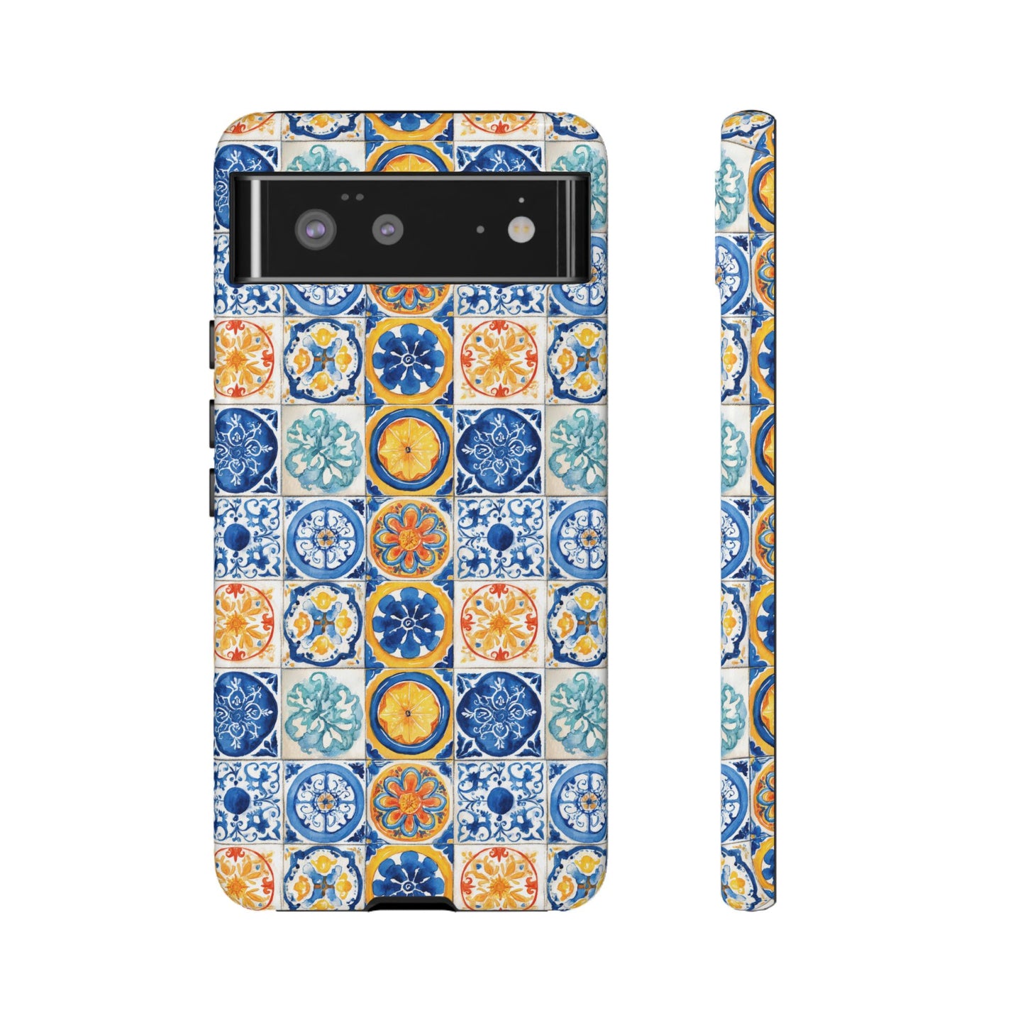 Mediterranean Tile Pattern Phone Case | Tough Case | Mosiac Tile | iPhone 17