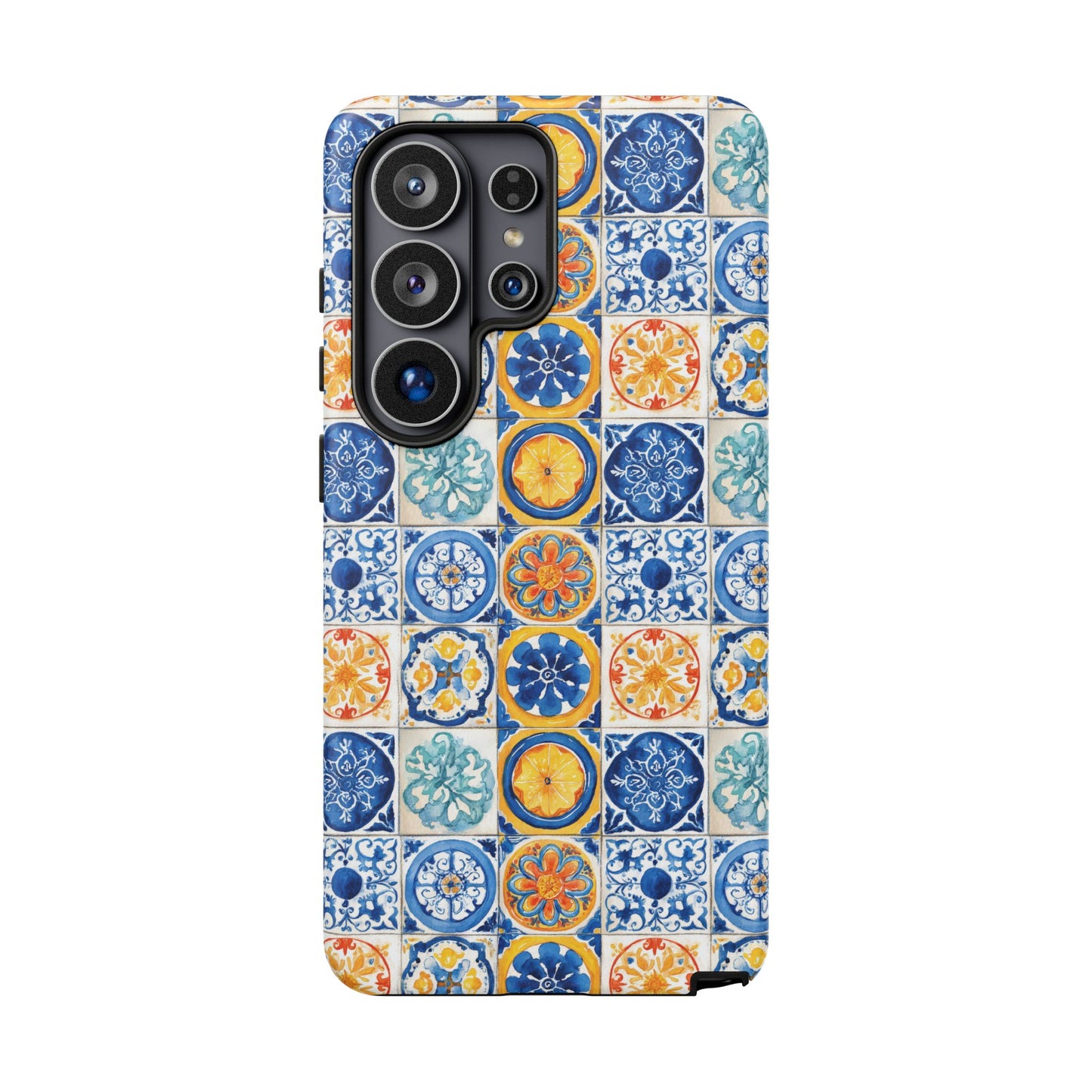 Mediterranean Tile Pattern Phone Case | Tough Case | Mosiac Tile | iPhone 17