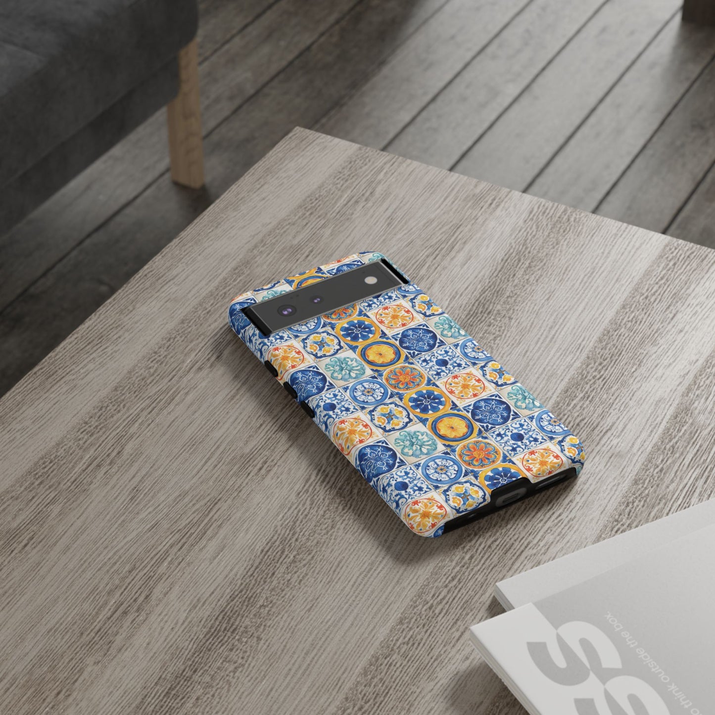 Mediterranean Tile Pattern Phone Case | Tough Case | Mosiac Tile | iPhone 17