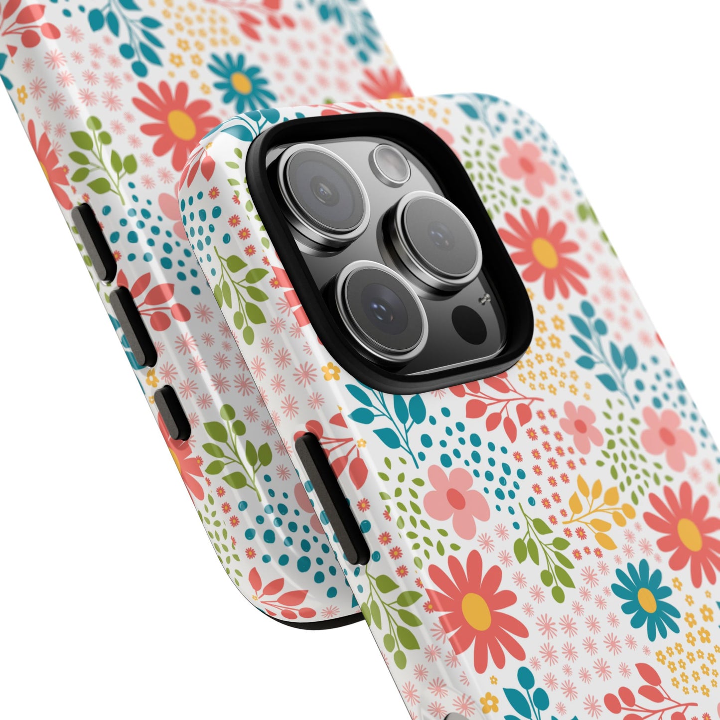 Wildflower Floral Tough Case — Protective Phone Case with Delicate Wildflower Design