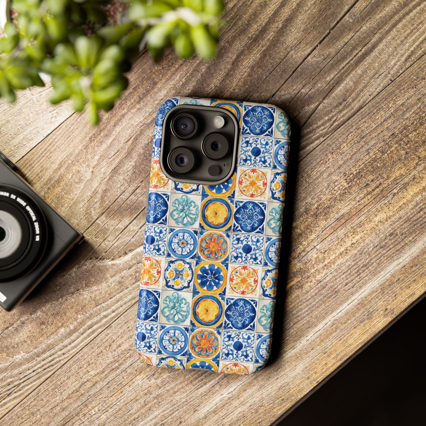 Mediterranean Tile Pattern Phone Case | Tough Case | Mosiac Tile | iPhone 17
