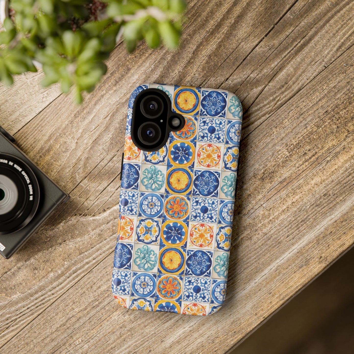 Mediterranean Tile Pattern Phone Case | Tough Case | Mosiac Tile | iPhone 17