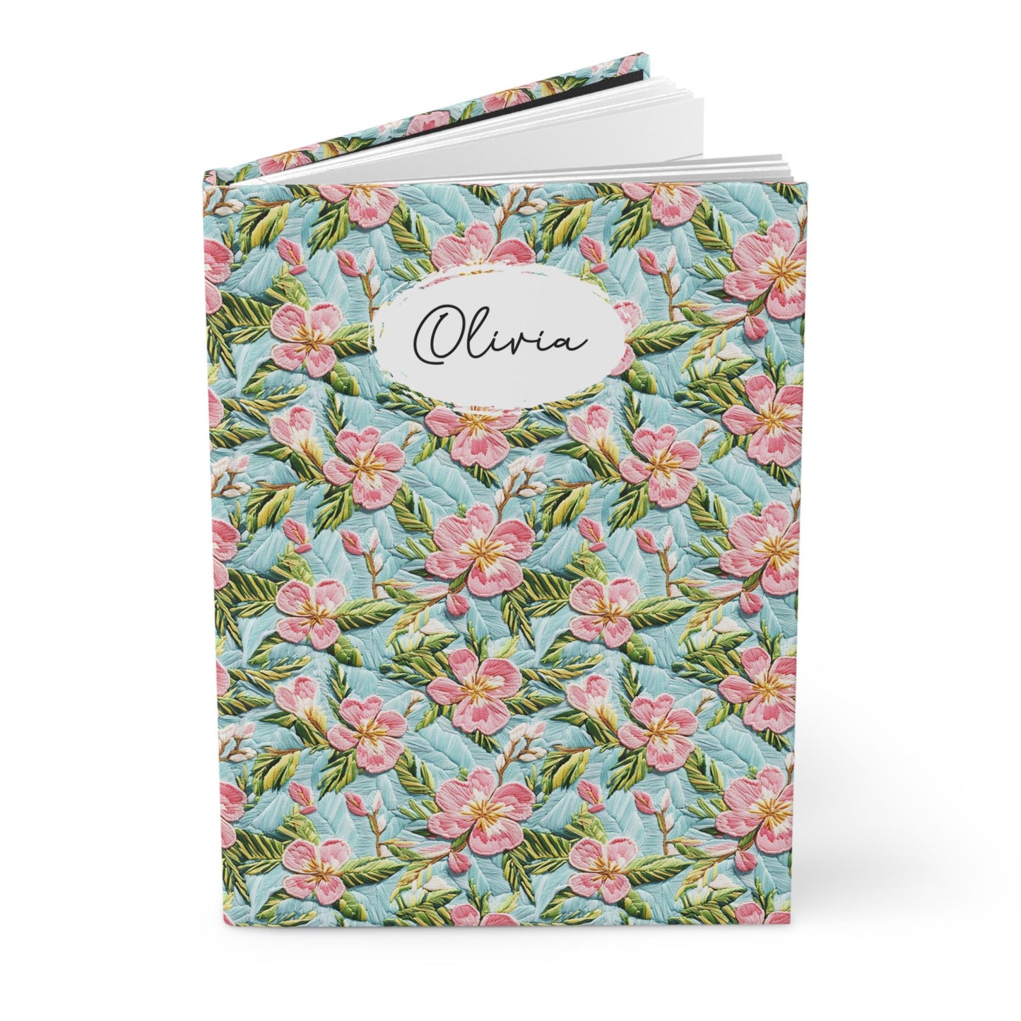 Personalized Floral Journal