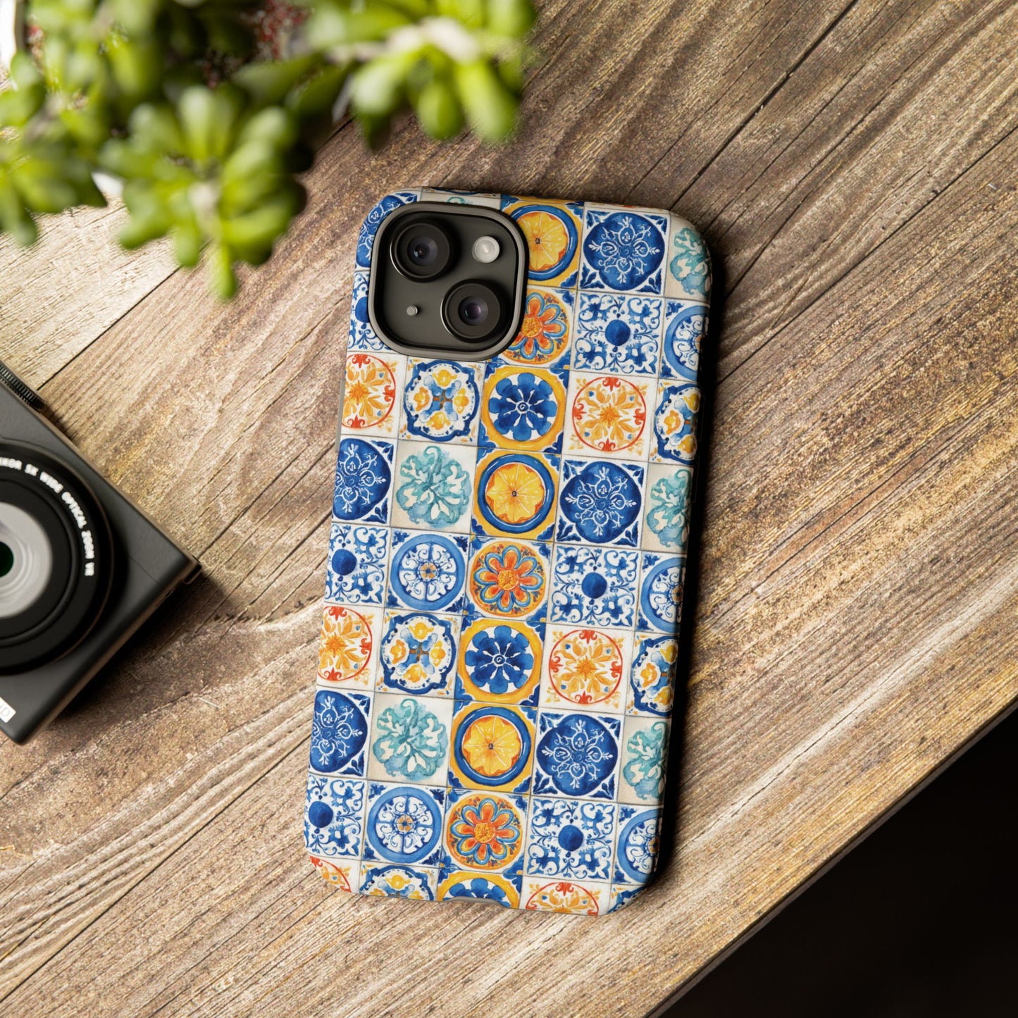 Mediterranean Tile Pattern Phone Case | Tough Case | Mosiac Tile | iPhone 17