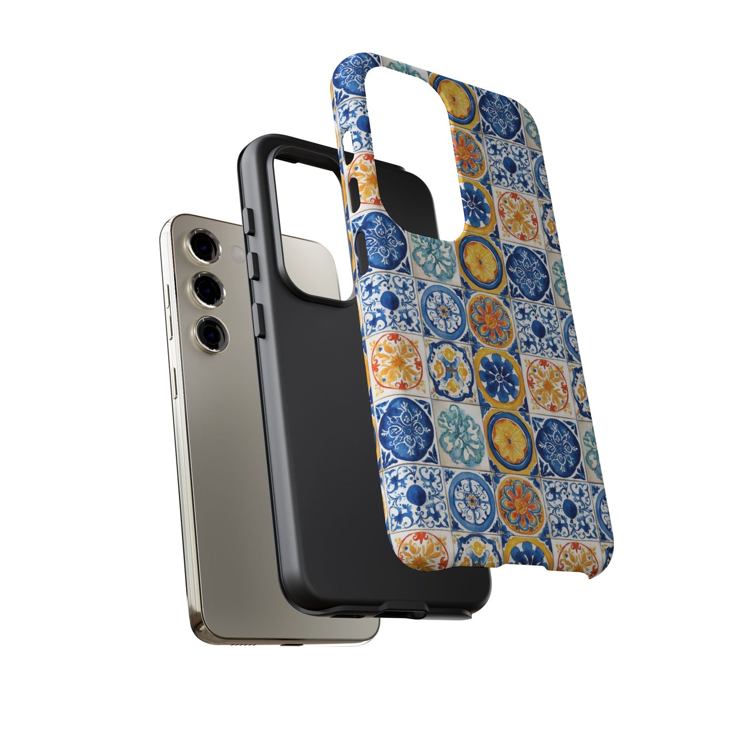 Mediterranean Tile Pattern Phone Case | Tough Case | Mosiac Tile | iPhone 17