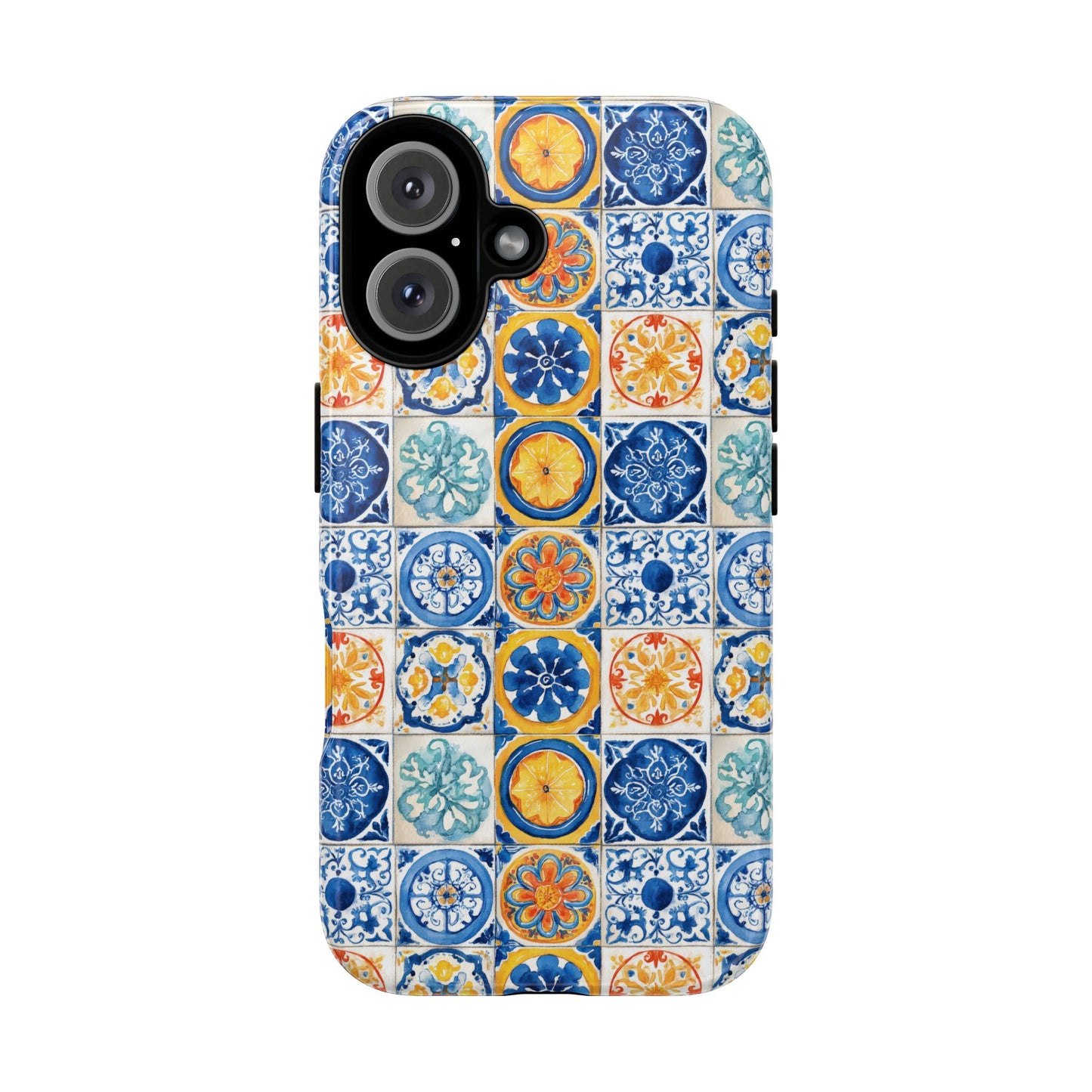 Mediterranean Tile Pattern Phone Case | Tough Case | Mosiac Tile | iPhone 17