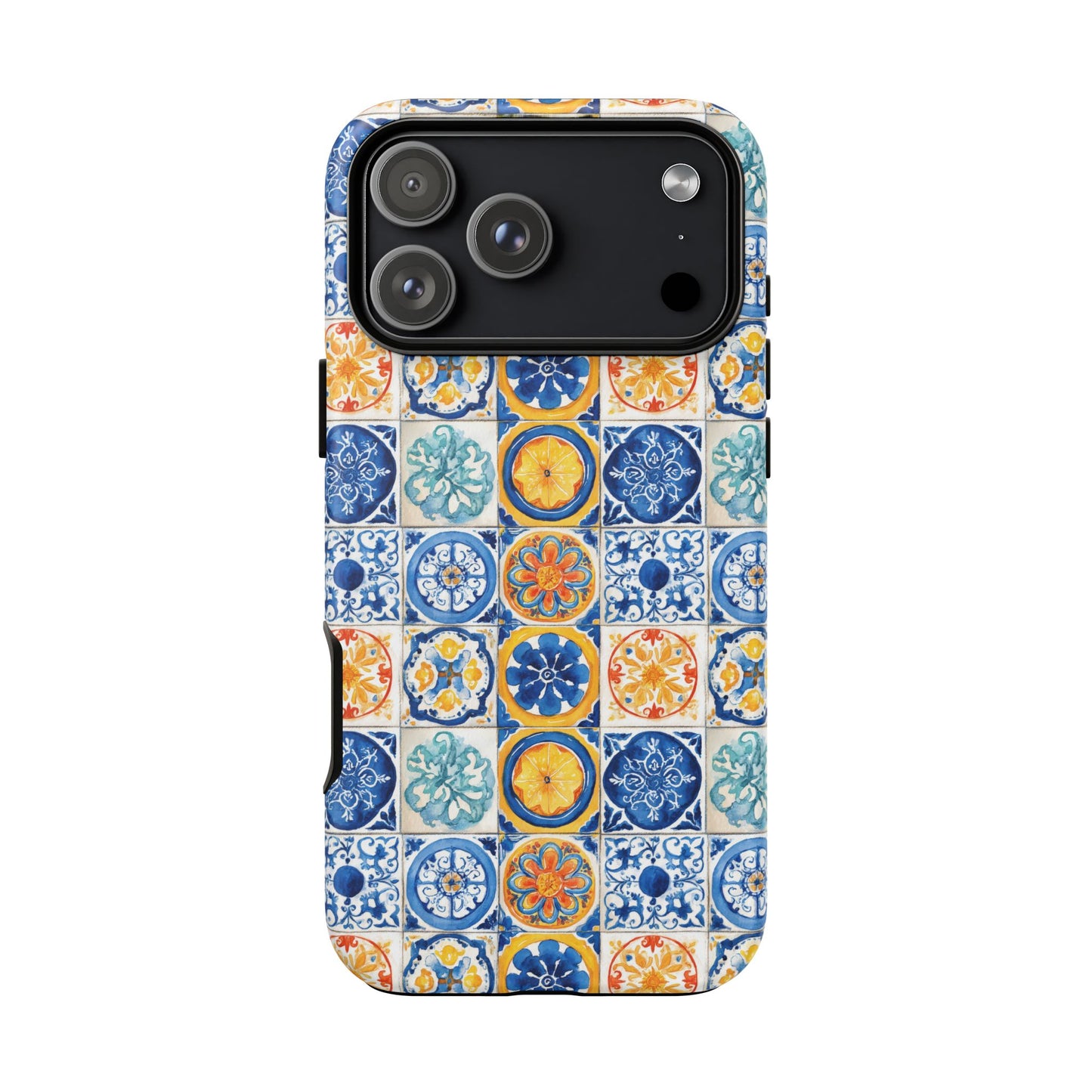 Mediterranean Tile Pattern Phone Case | Tough Case | Mosiac Tile | iPhone 17