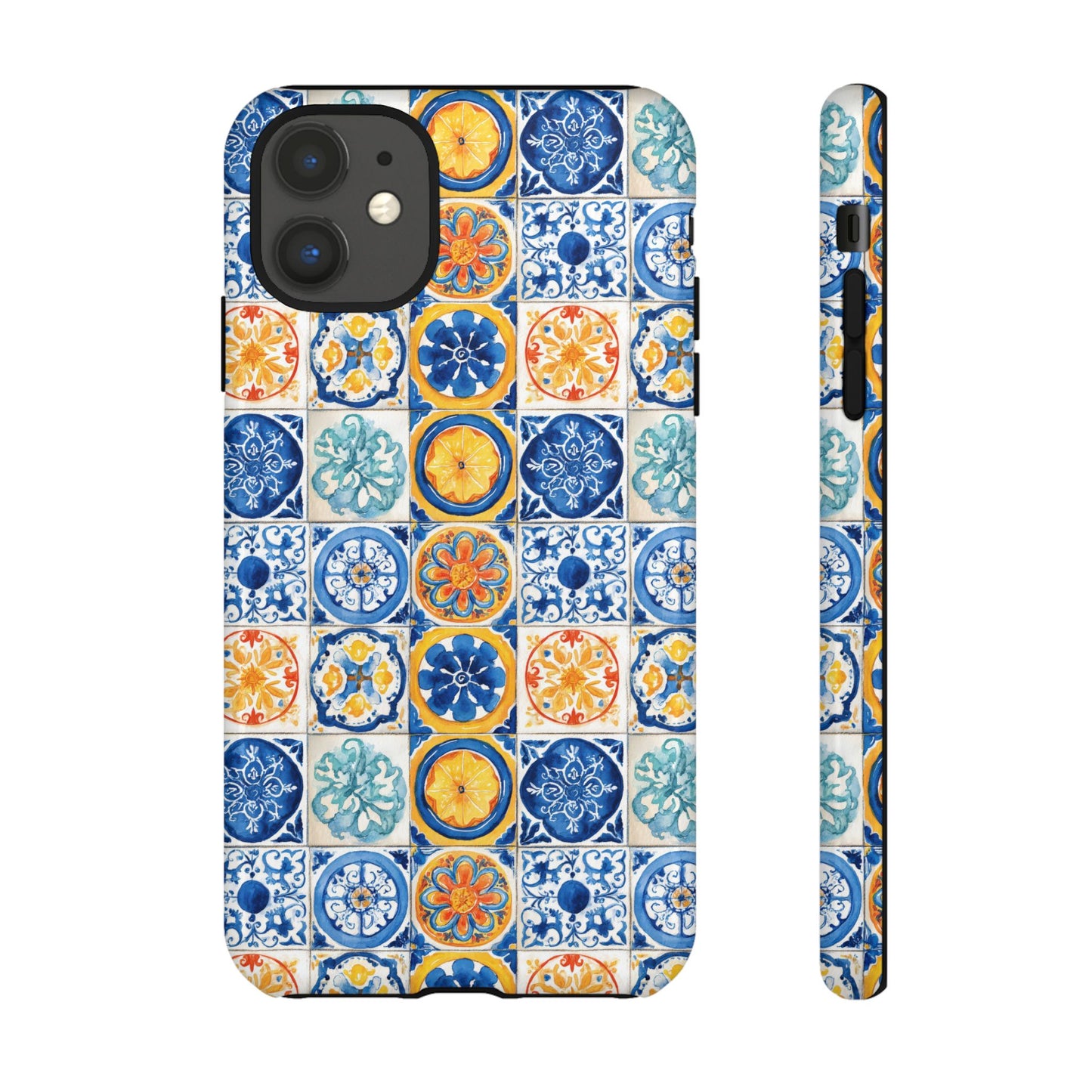 Mediterranean Tile Pattern Phone Case | Tough Case | Mosiac Tile | iPhone 17