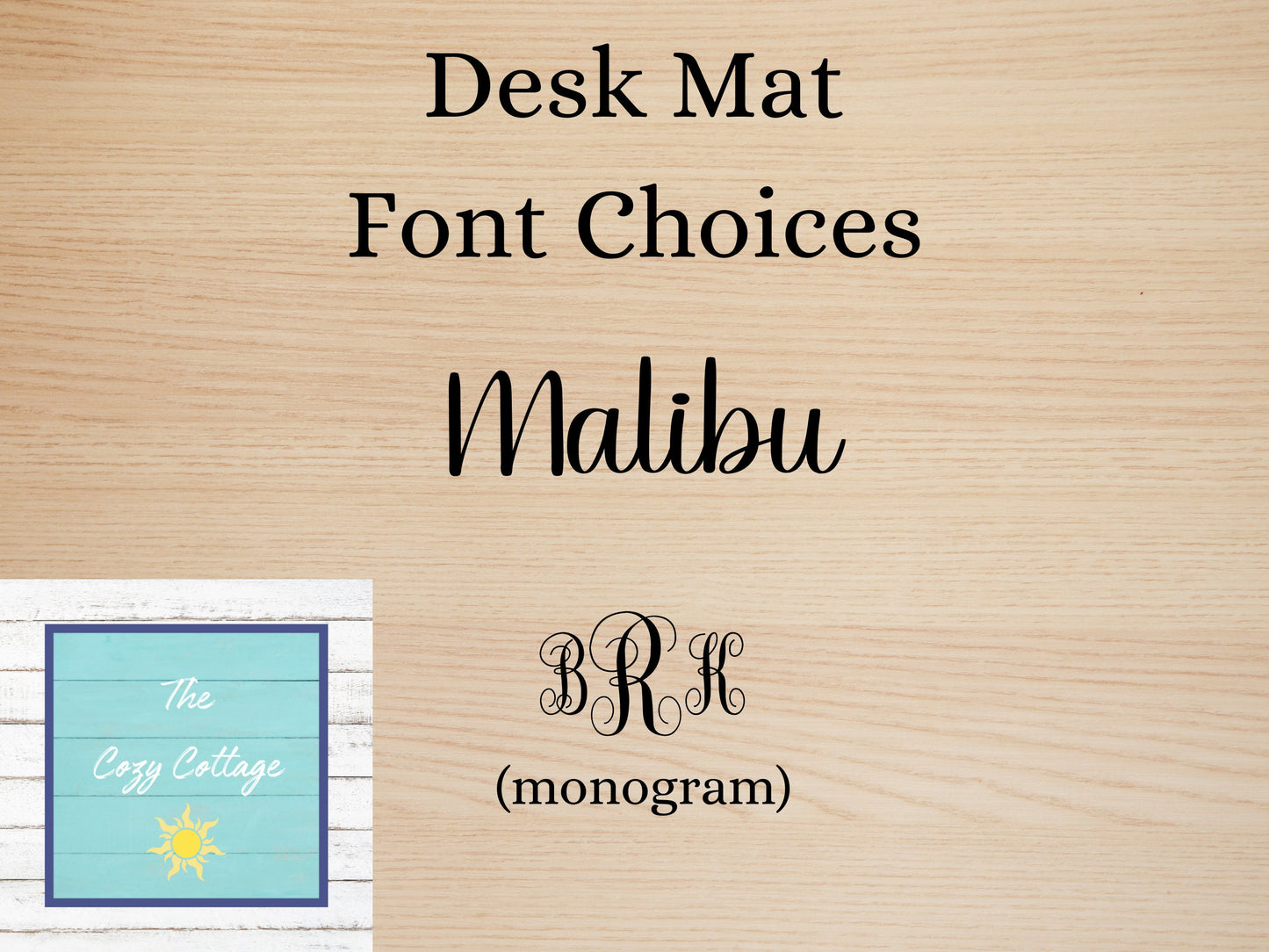 Custom Mouse Pad, Malibu and Palm Springs