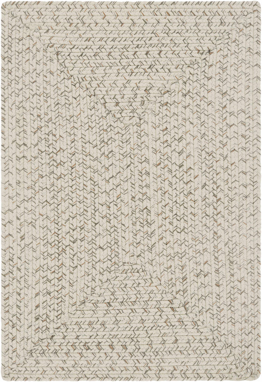 Beige Braided Faux Jute Outdoor Rug