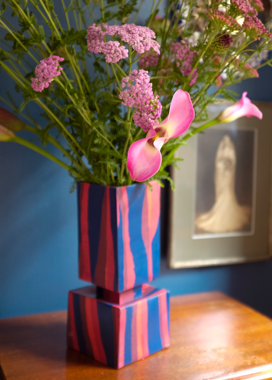 Squared Vase Short