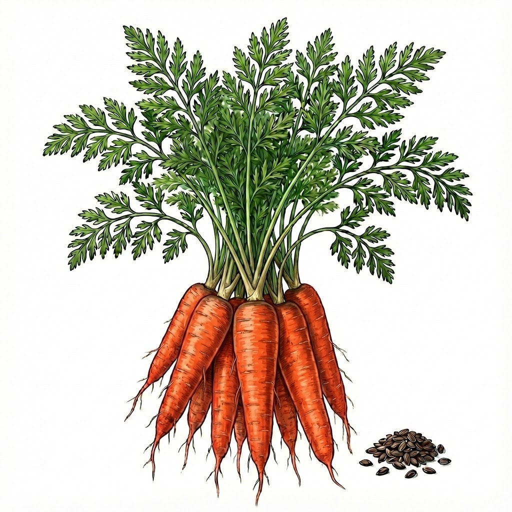 CARROT Seeds, Scarlet Nantes