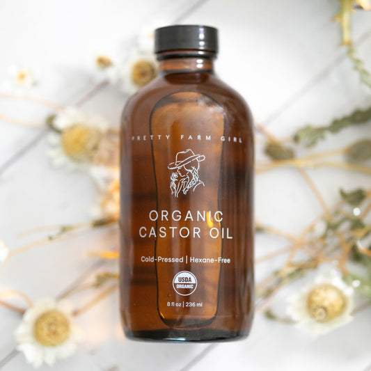 Pure Organic Cold Pressed Hexane-Free Castor Oil