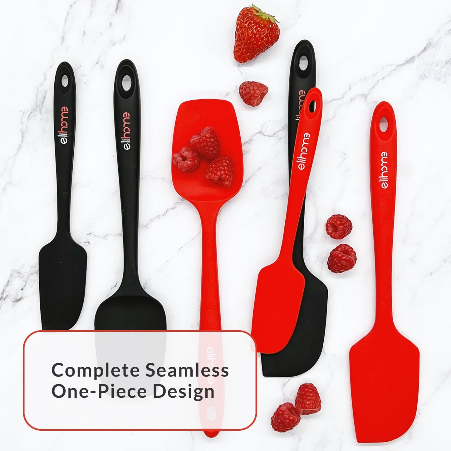 6 Piece Silicone Spatula Set