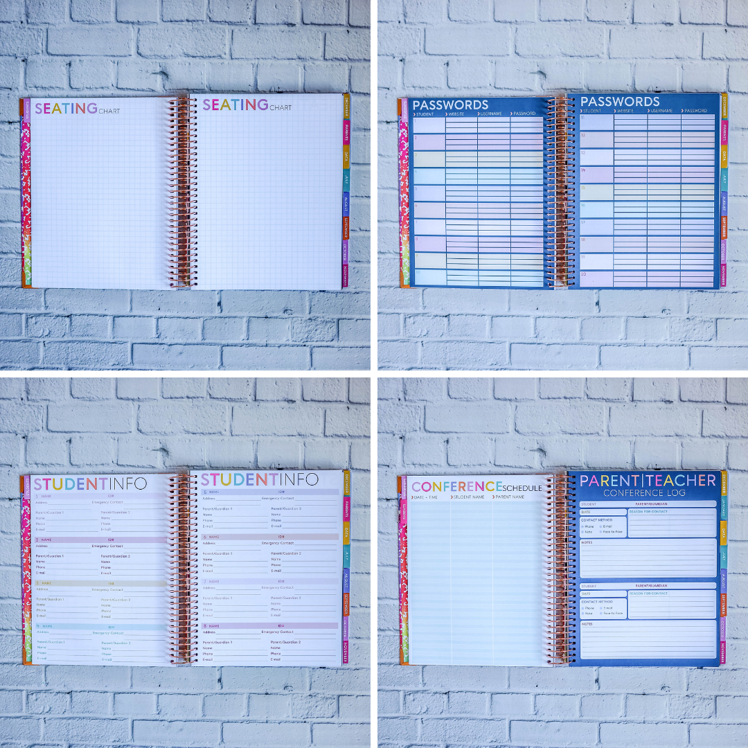 Pencil Bow - Teacher Planner by BERTEAU & Co.