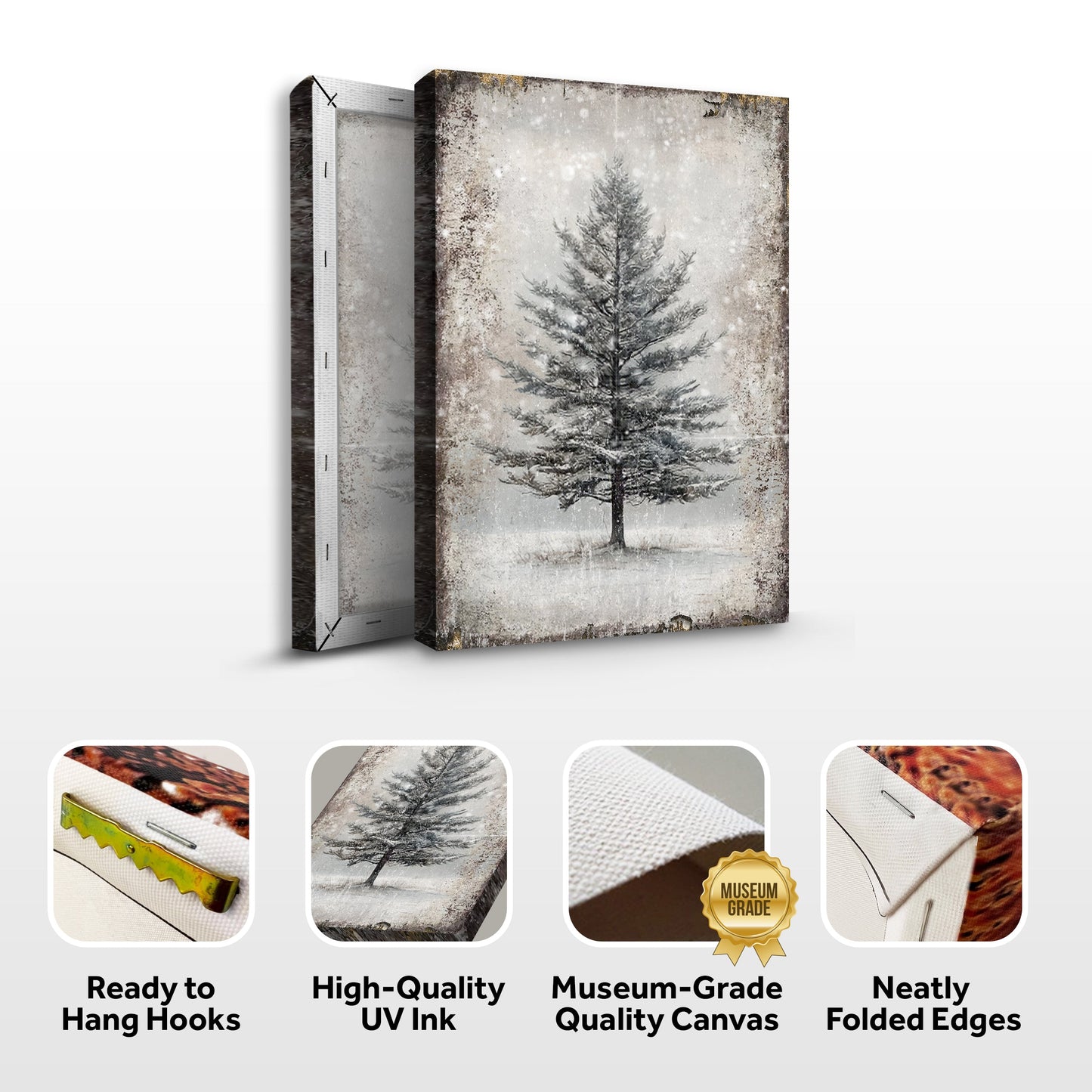 Vintage Christmas Tree Wall Art II